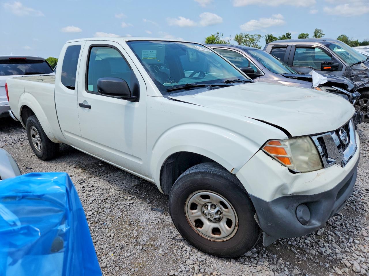 2014 Nissan Frontier S White vin: 1N6BD0CT8EN753270