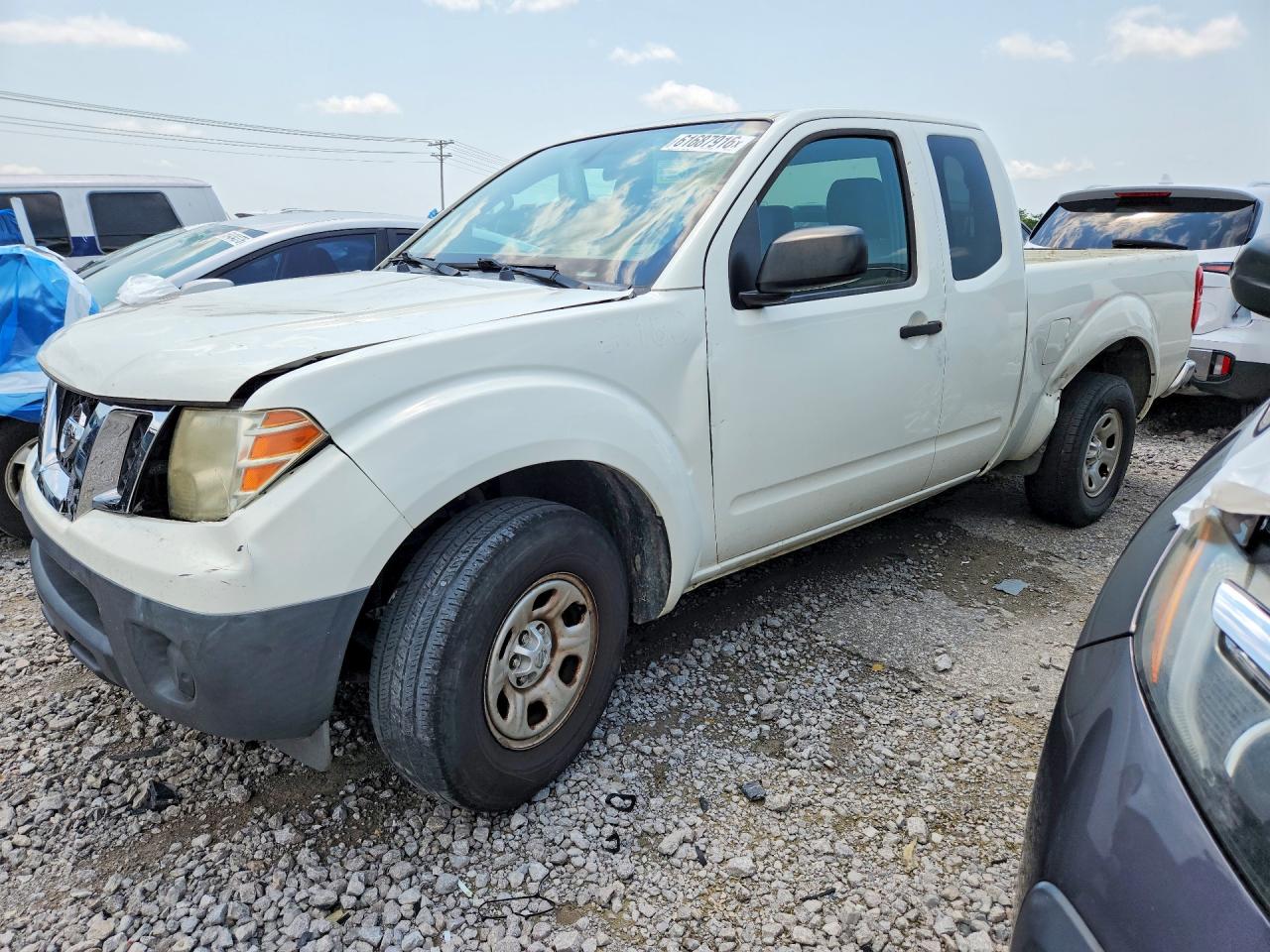 2014 Nissan Frontier S White vin: 1N6BD0CT8EN753270