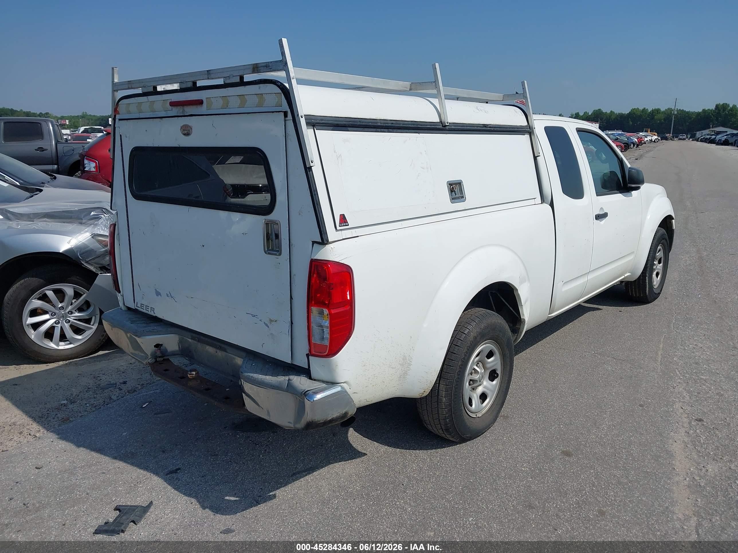 2014 Nissan Frontier S/sv-i4 White vin: 1N6BD0CT8EN754905