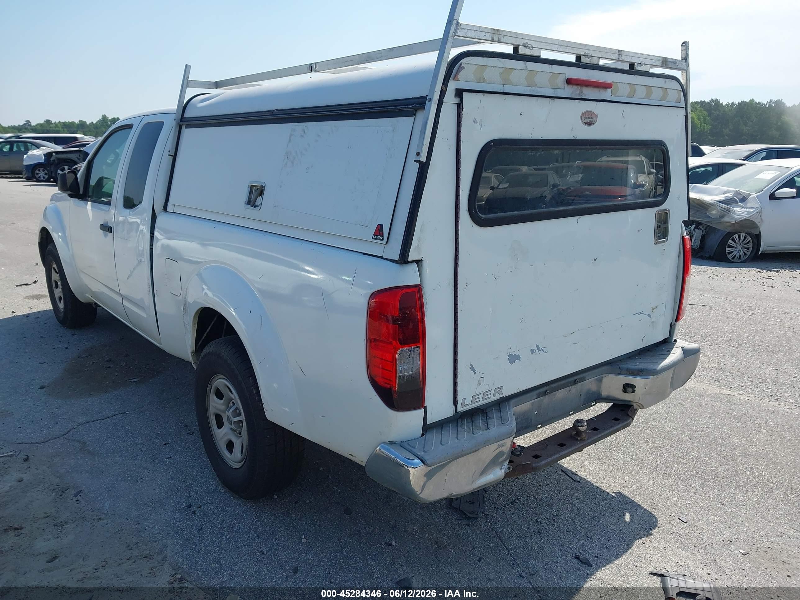 2014 Nissan Frontier S/sv-i4 White vin: 1N6BD0CT8EN754905
