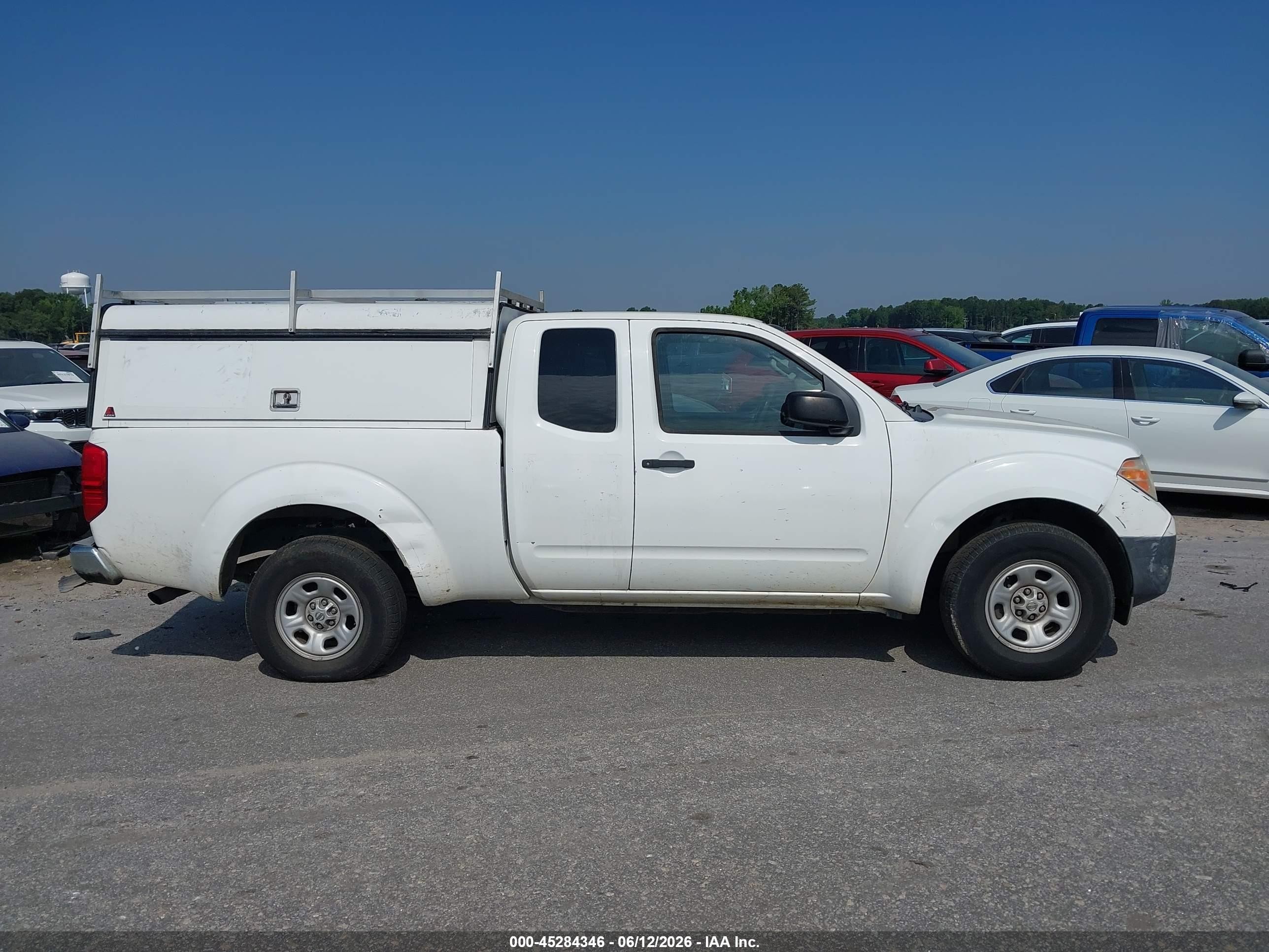 2014 Nissan Frontier S/sv-i4 White vin: 1N6BD0CT8EN754905