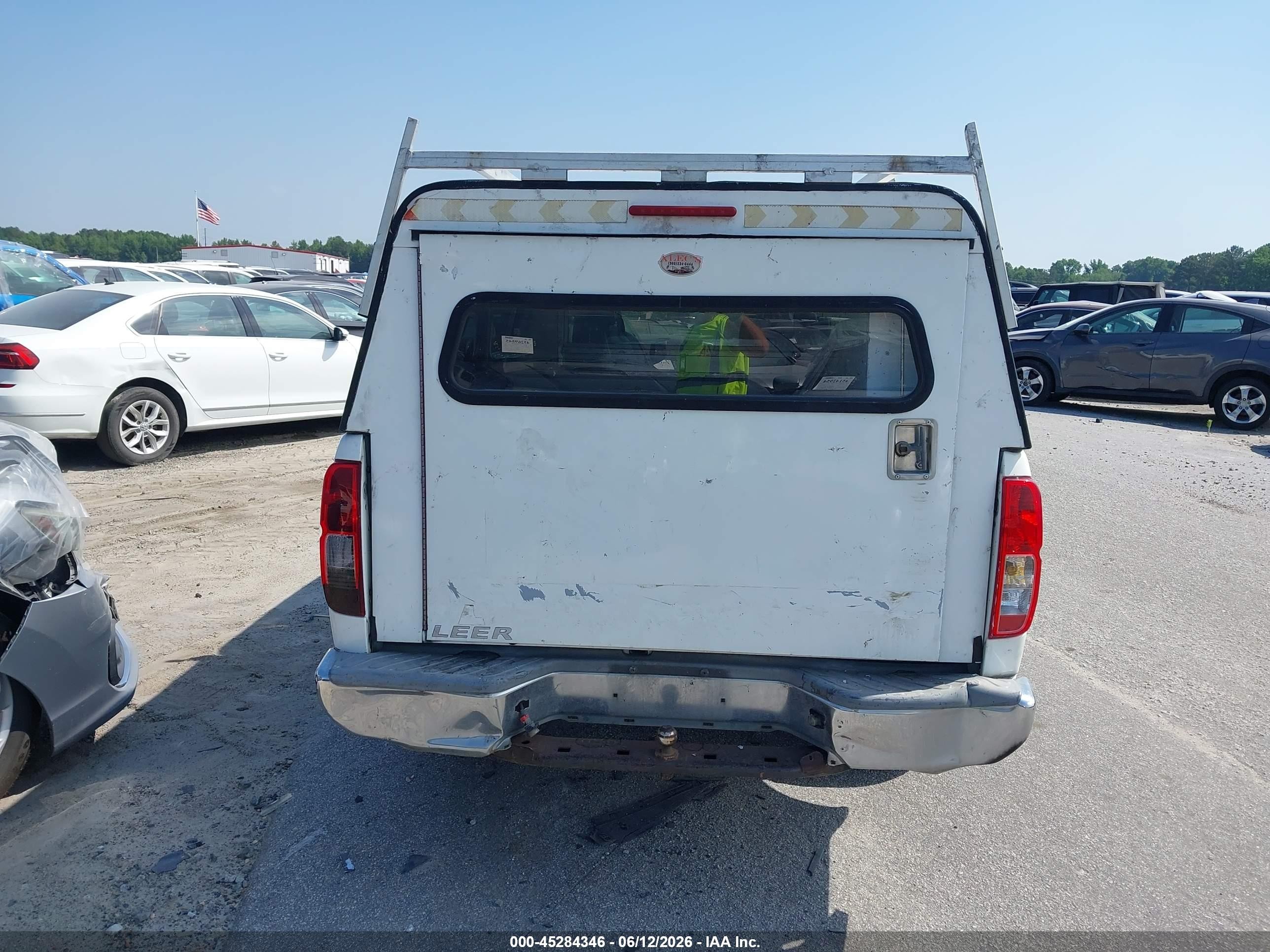 2014 Nissan Frontier S/sv-i4 White vin: 1N6BD0CT8EN754905