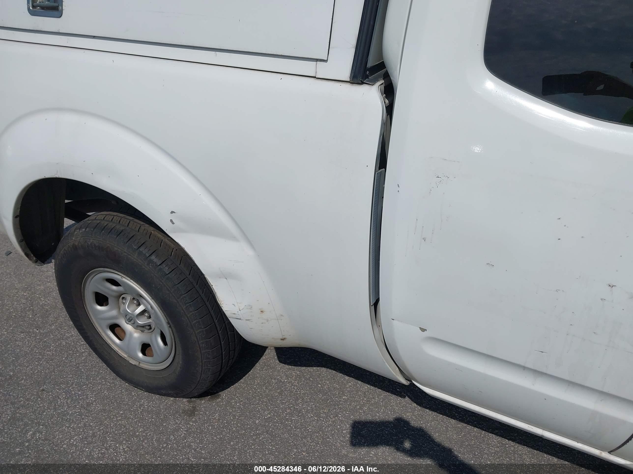 2014 Nissan Frontier S/sv-i4 White vin: 1N6BD0CT8EN754905