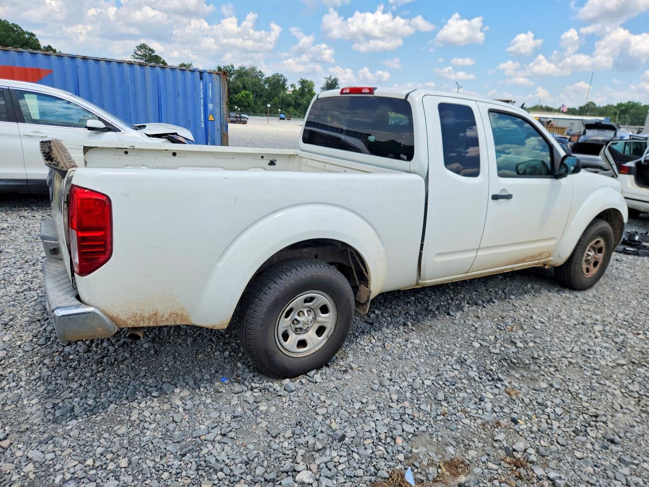2015 Nissan Frontier S White vin: 1N6BD0CT8FN731108