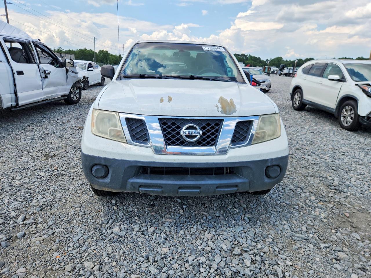 2015 Nissan Frontier S White vin: 1N6BD0CT8FN731108