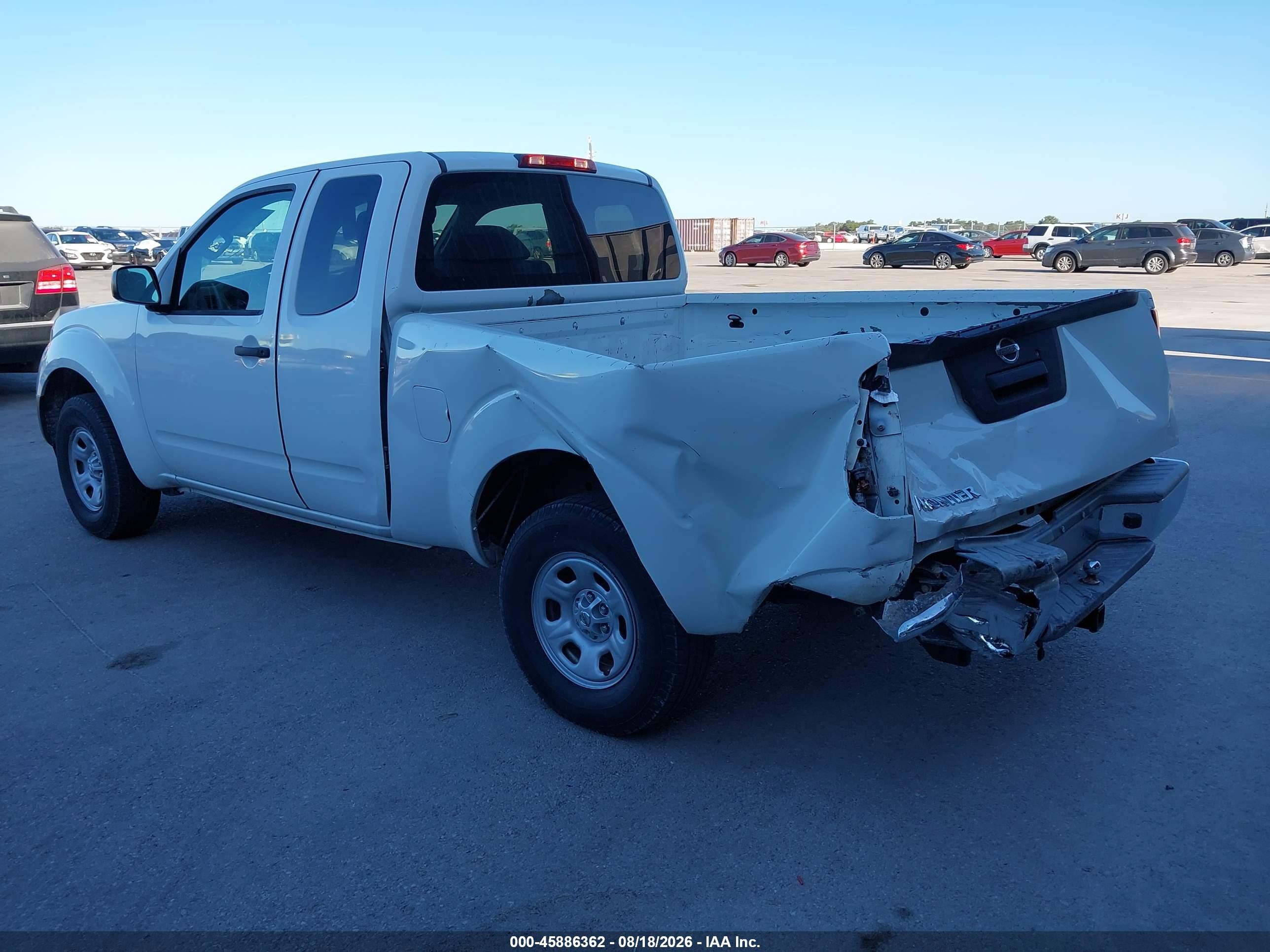 2015 Nissan Frontier S White vin: 1N6BD0CT8FN732131