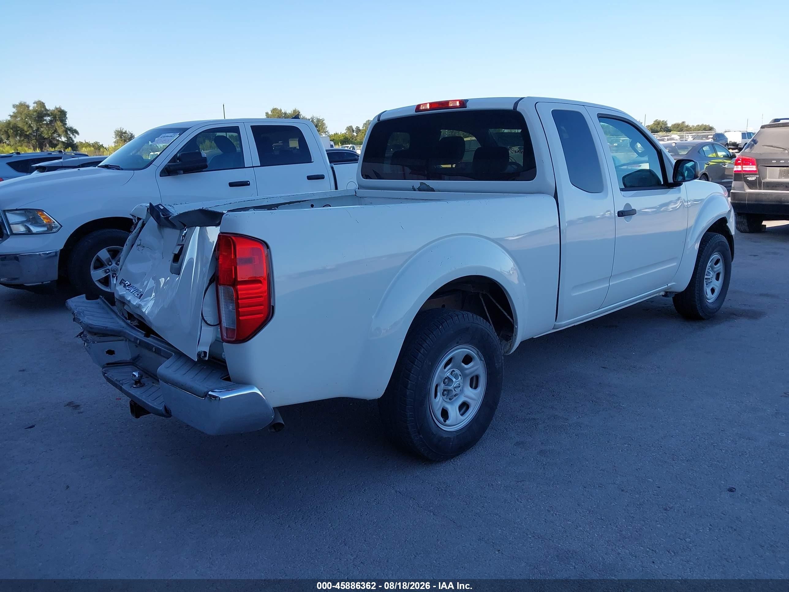 2015 Nissan Frontier S White vin: 1N6BD0CT8FN732131