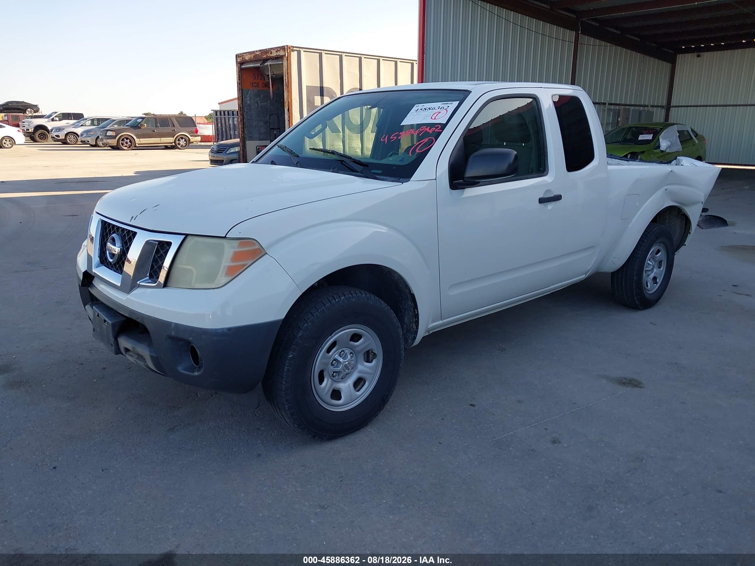 2015 Nissan Frontier S White vin: 1N6BD0CT8FN732131