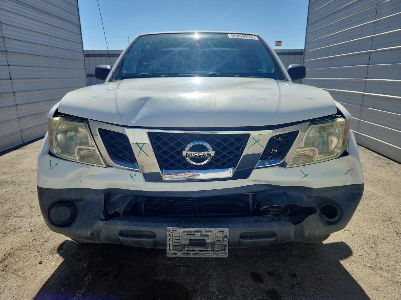 2015 Nissan Frontier S White vin: 1N6BD0CT8FN736681