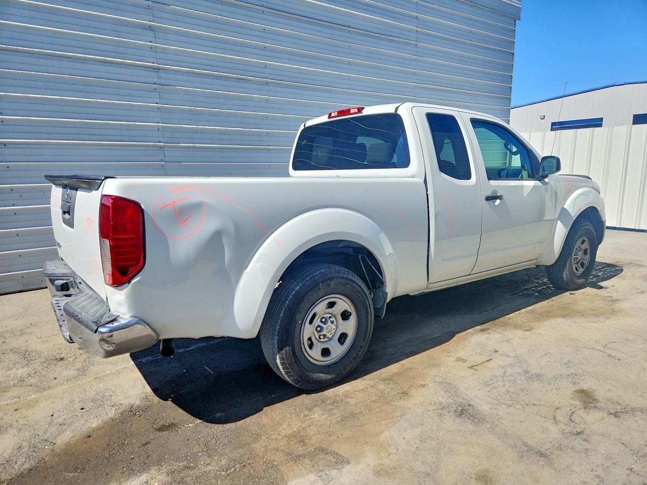 2015 Nissan Frontier S White vin: 1N6BD0CT8FN736681