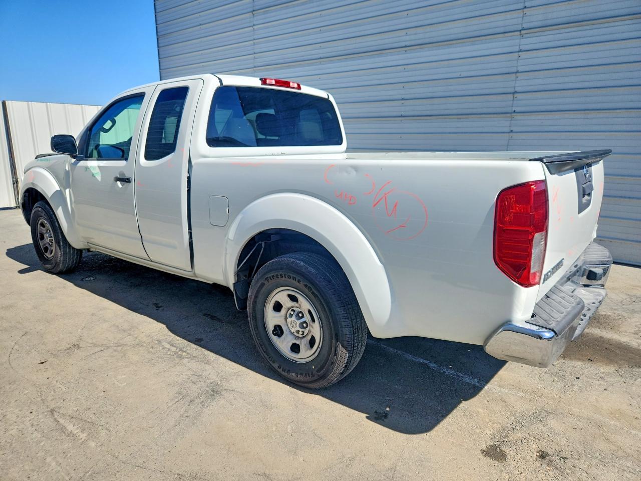 2015 Nissan Frontier S White vin: 1N6BD0CT8FN736681