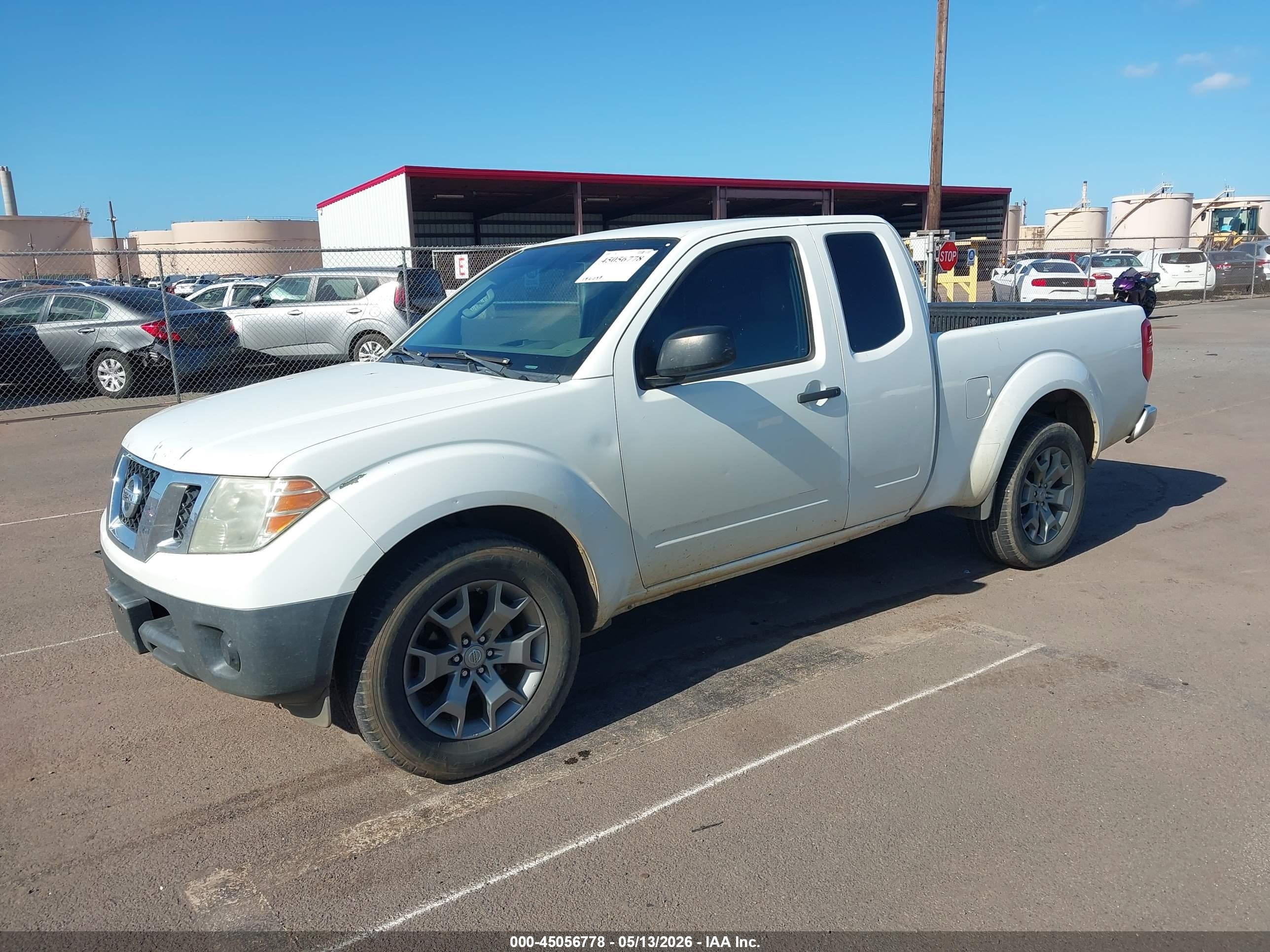2015 Nissan Frontier S White vin: 1N6BD0CT8FN751360