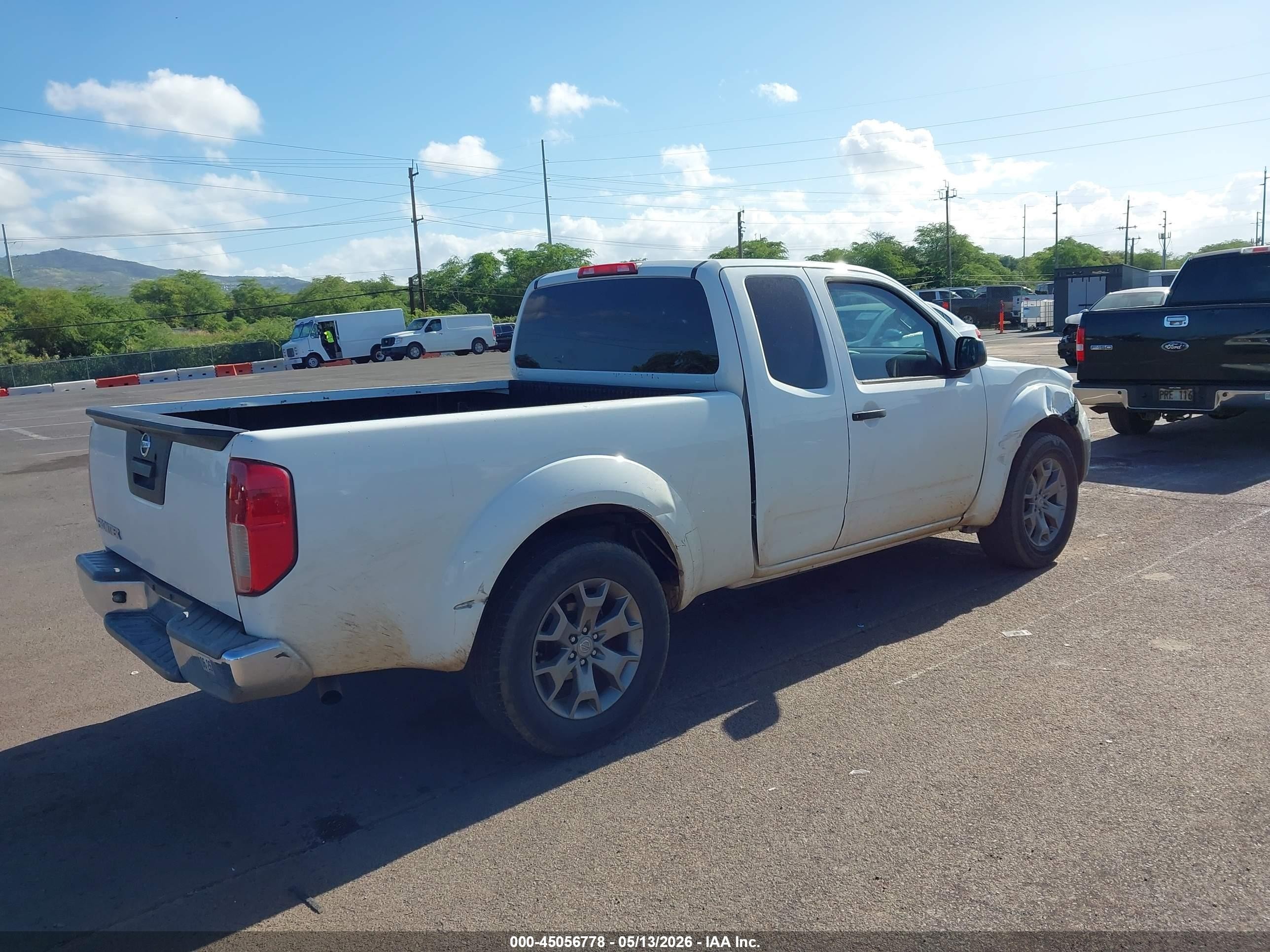 2015 Nissan Frontier S White vin: 1N6BD0CT8FN751360