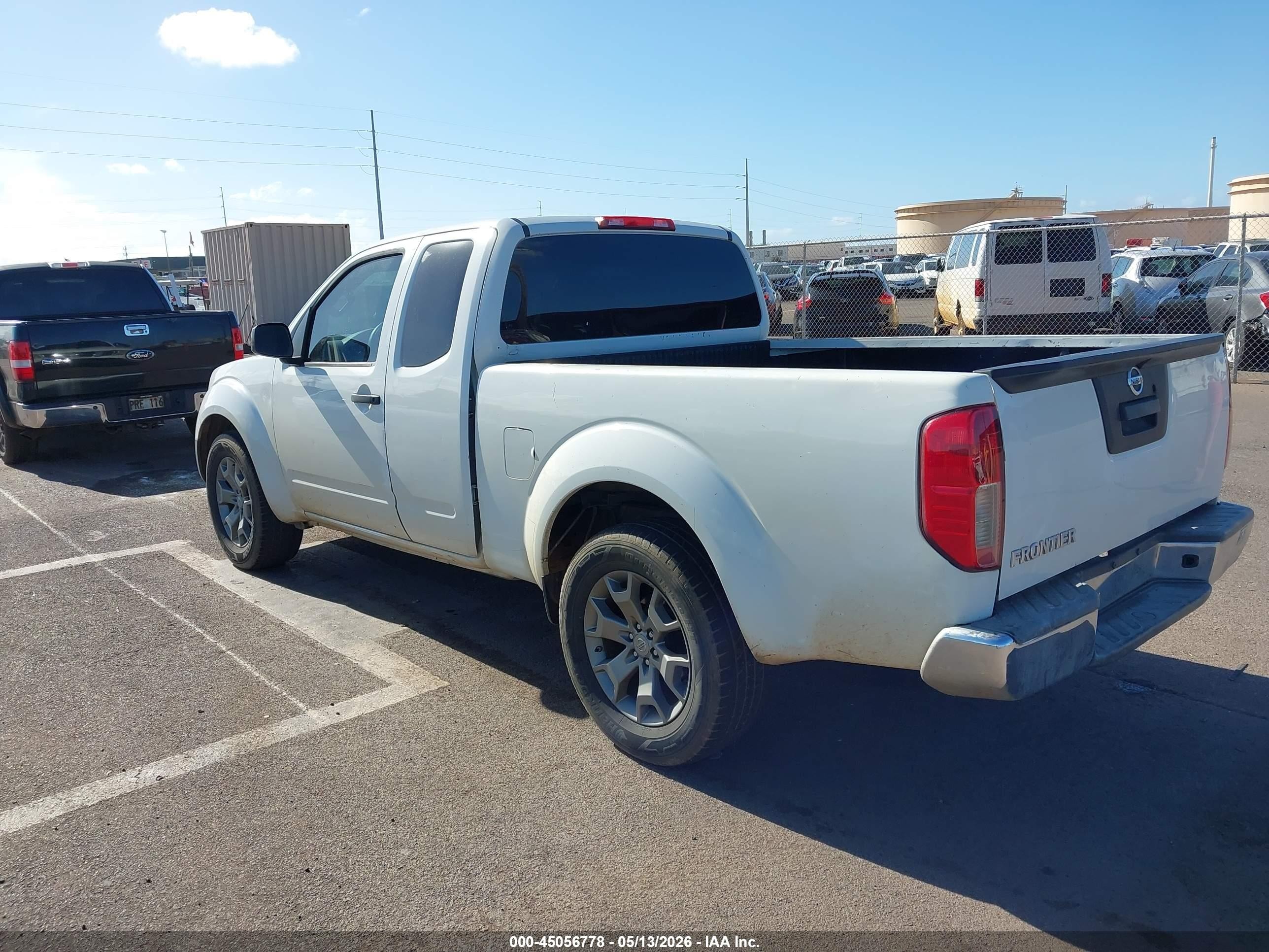 2015 Nissan Frontier S White vin: 1N6BD0CT8FN751360