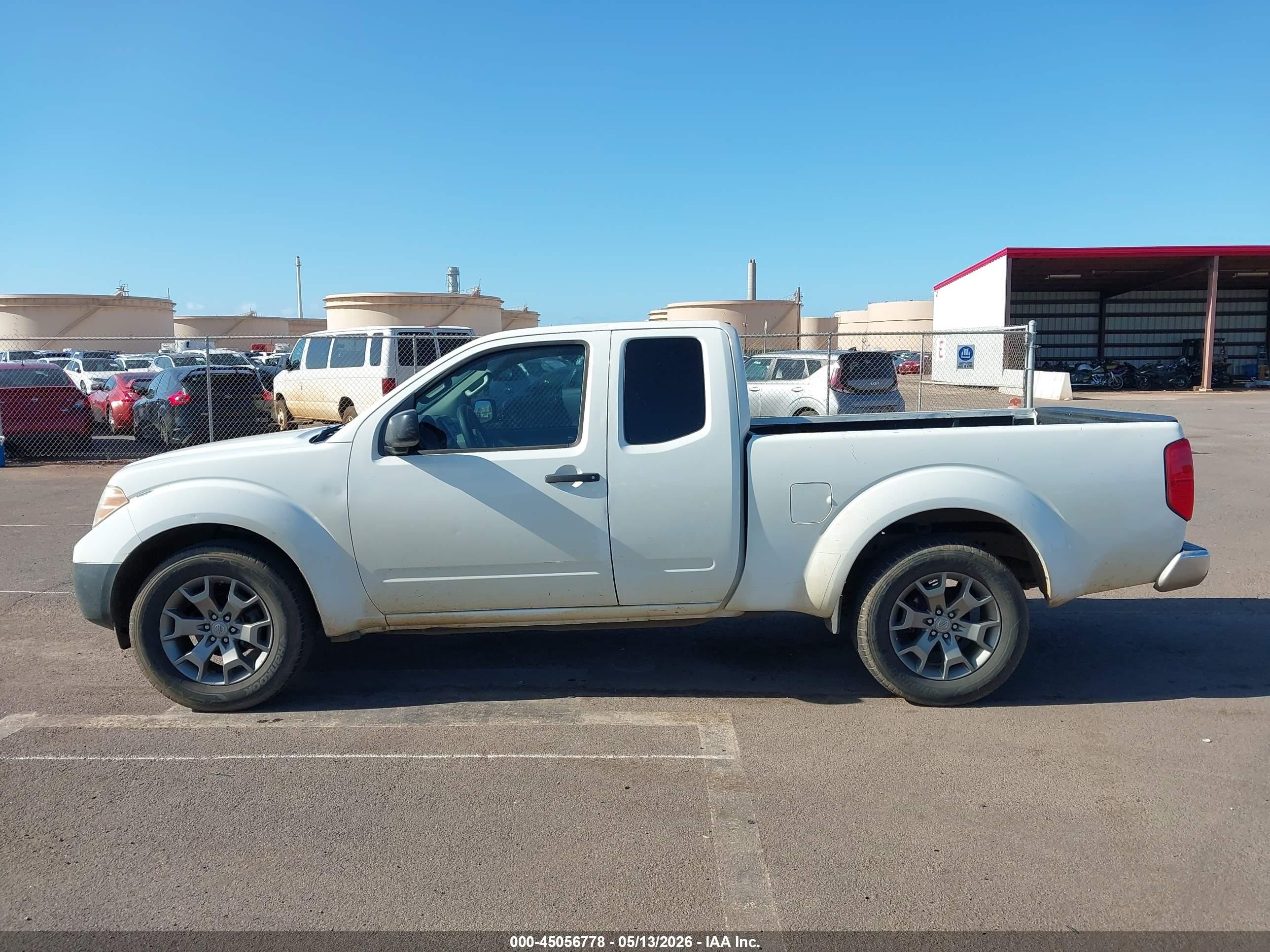 2015 Nissan Frontier S White vin: 1N6BD0CT8FN751360