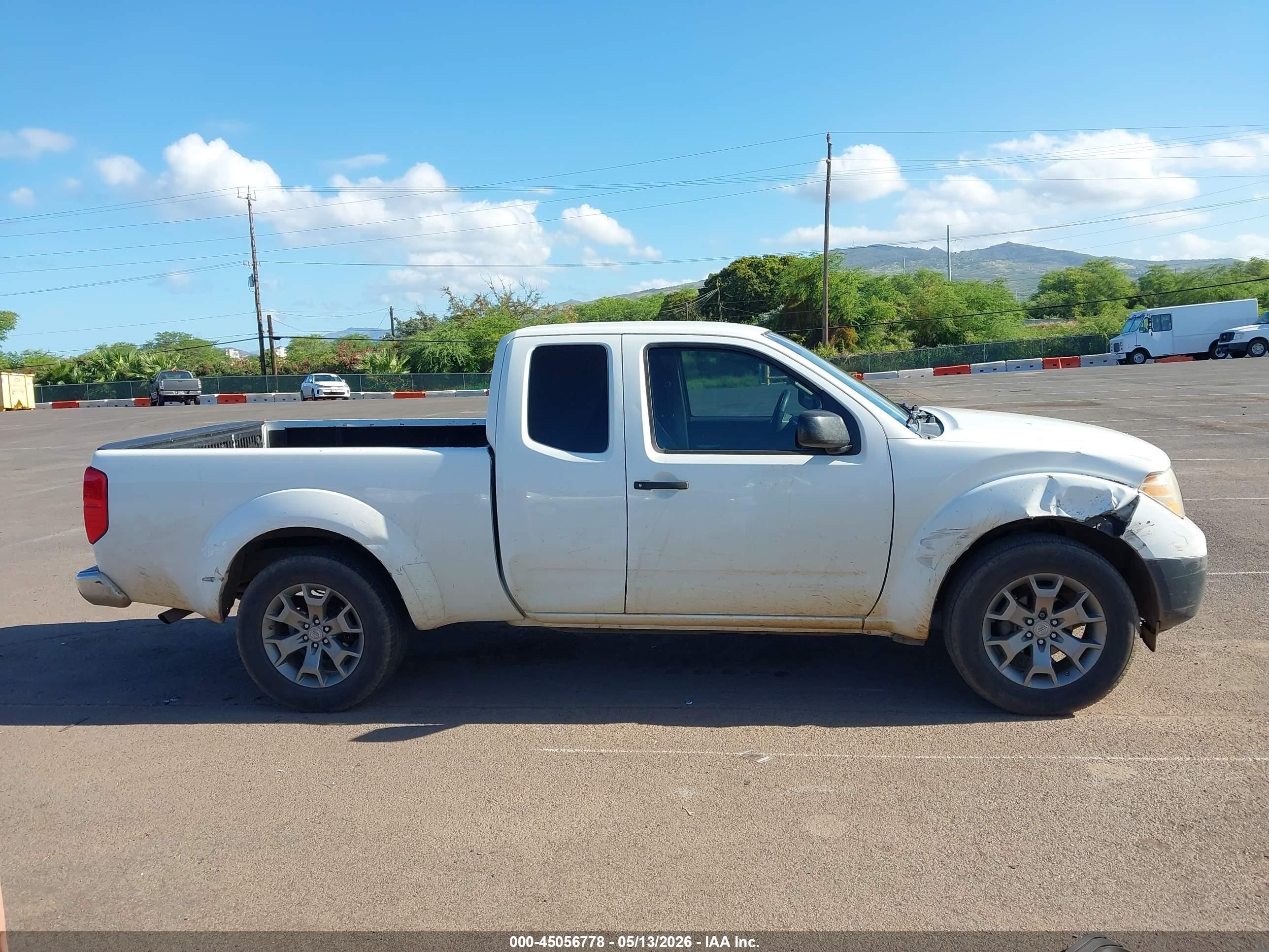 2015 Nissan Frontier S White vin: 1N6BD0CT8FN751360