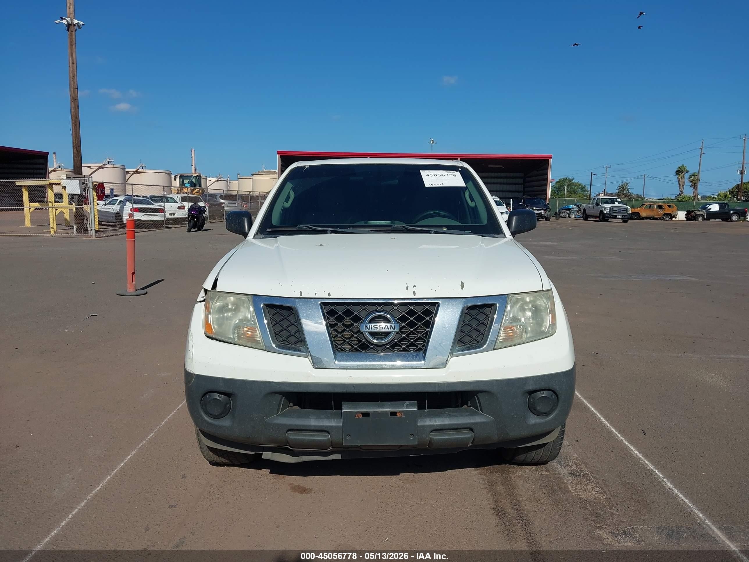 2015 Nissan Frontier S White vin: 1N6BD0CT8FN751360