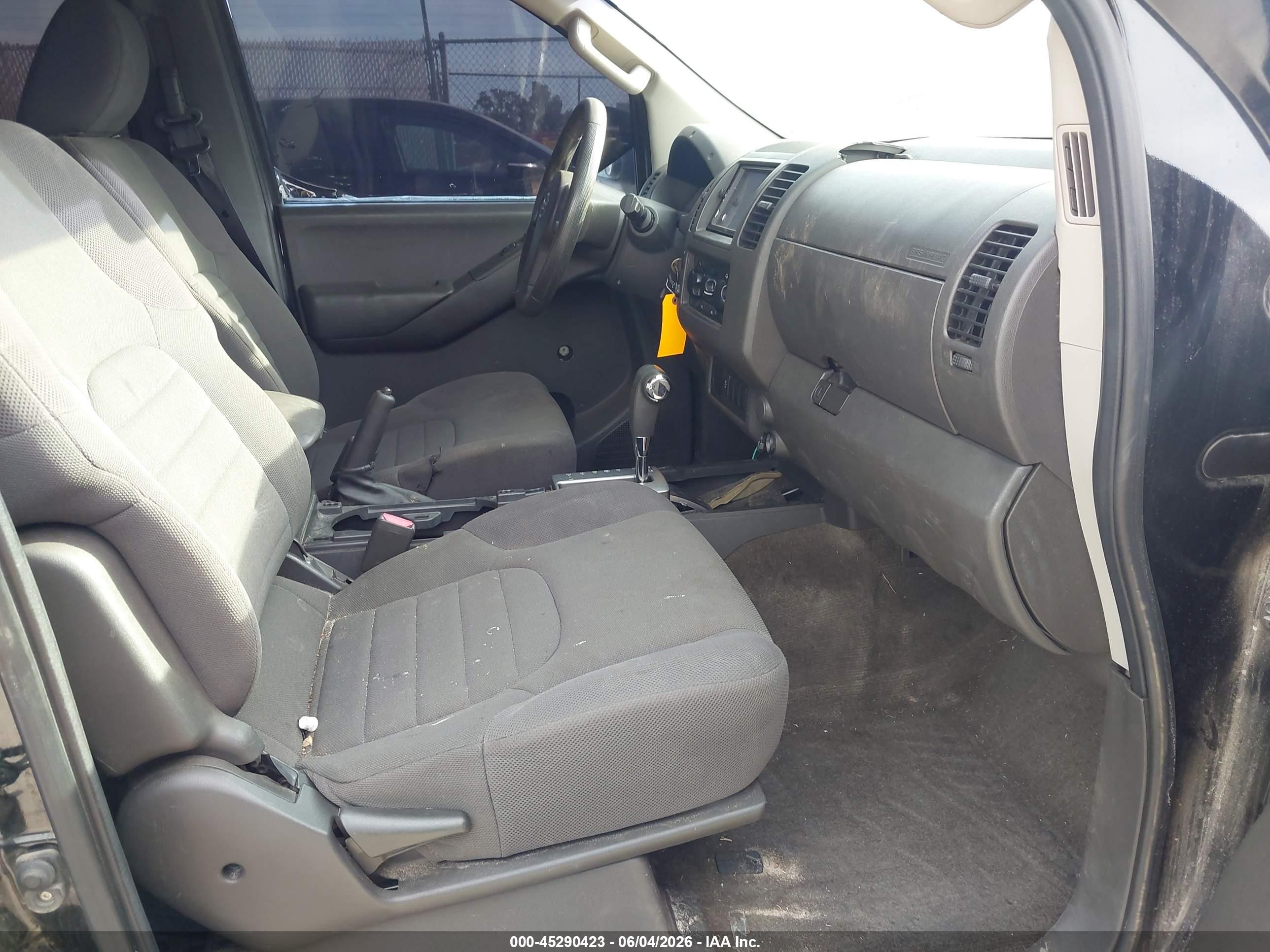 2012 Nissan Frontier S Black vin: 1N6BD0CT9CC419015