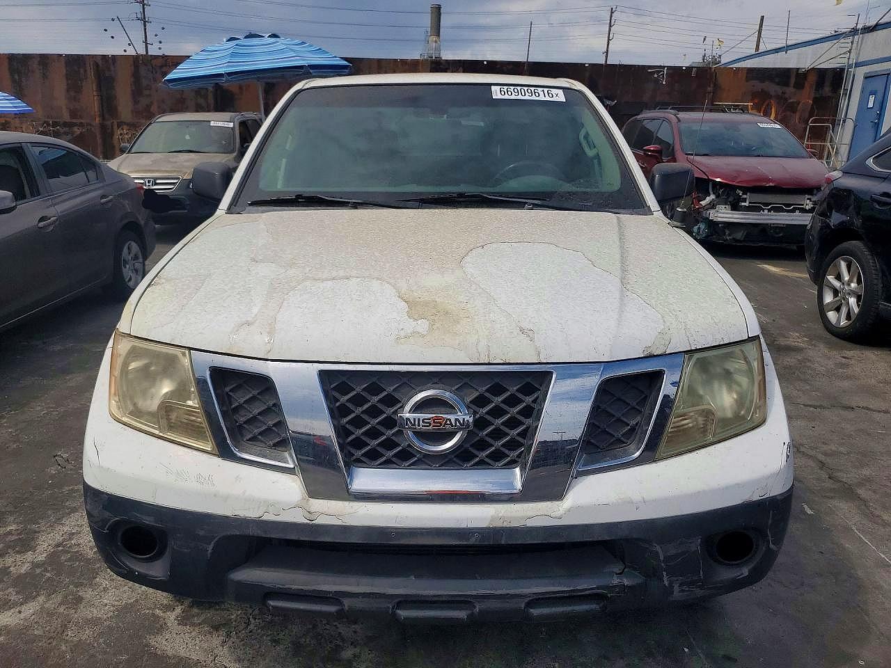 2012 Nissan Frontier S White vin: 1N6BD0CT9CC420701