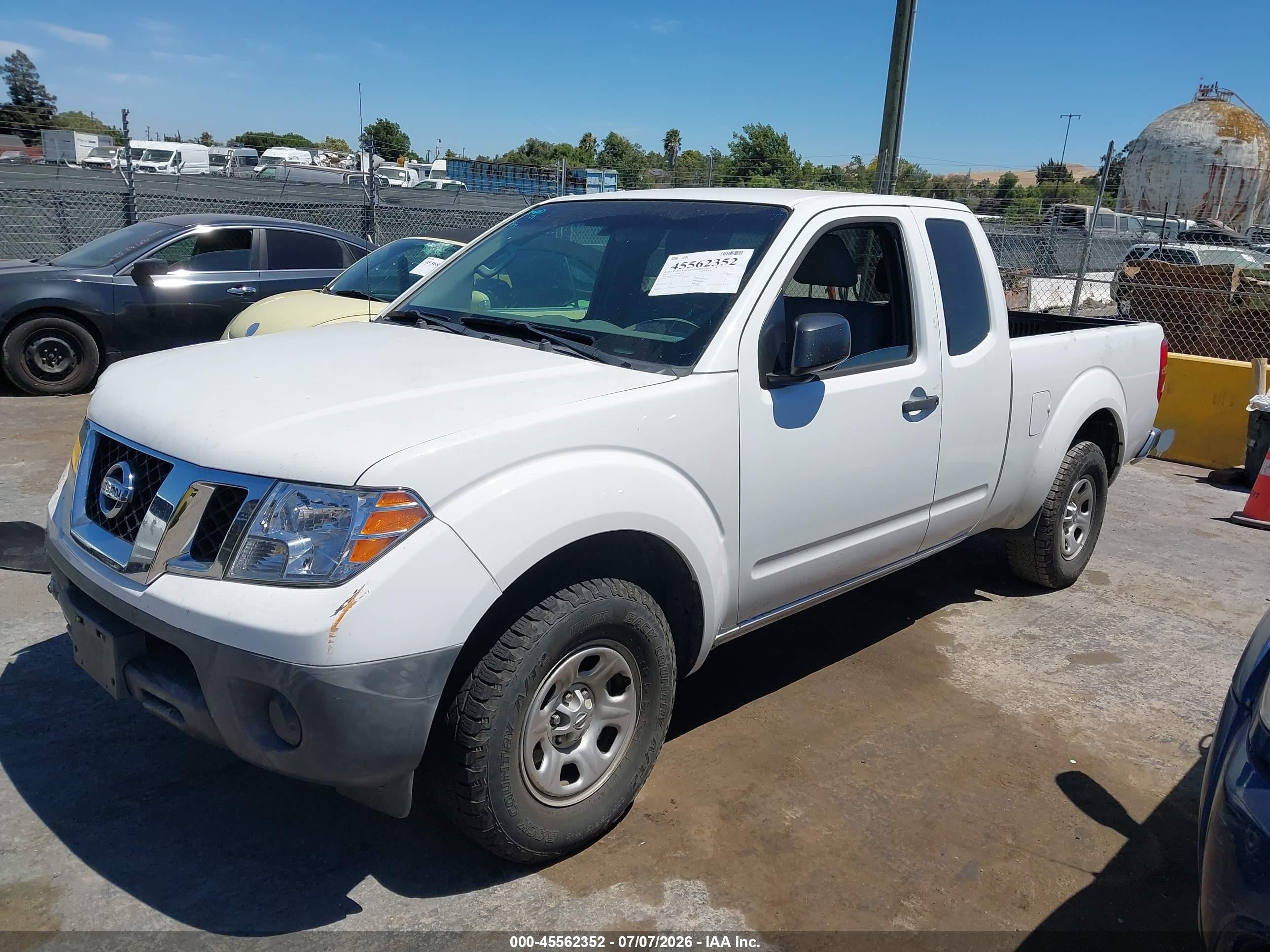 2012 Nissan Frontier S White vin: 1N6BD0CT9CC480753