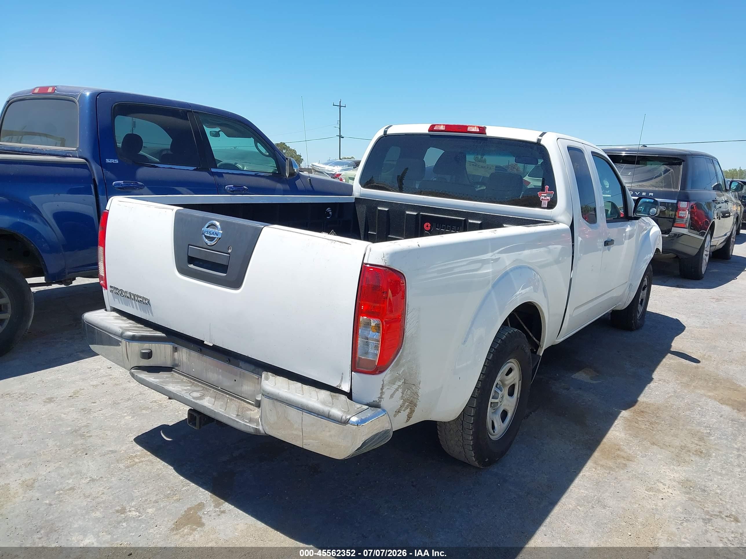 2012 Nissan Frontier S White vin: 1N6BD0CT9CC480753