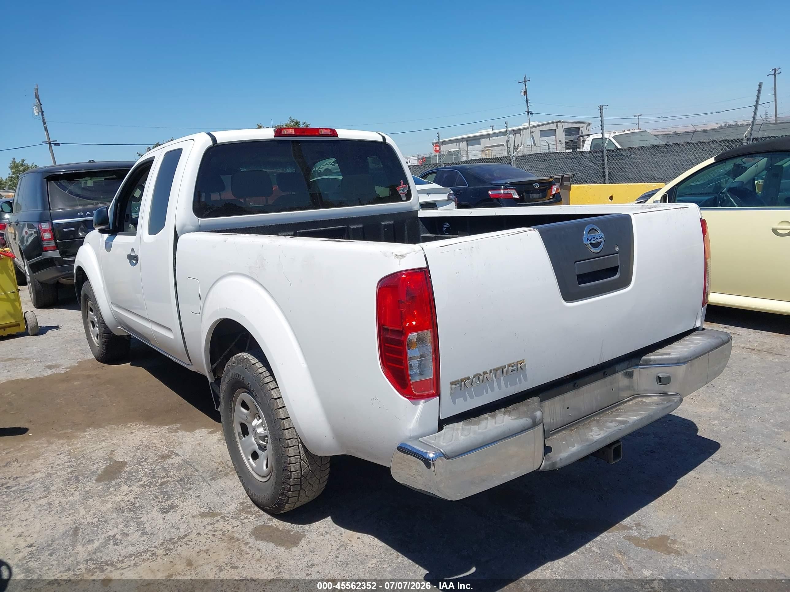 2012 Nissan Frontier S White vin: 1N6BD0CT9CC480753