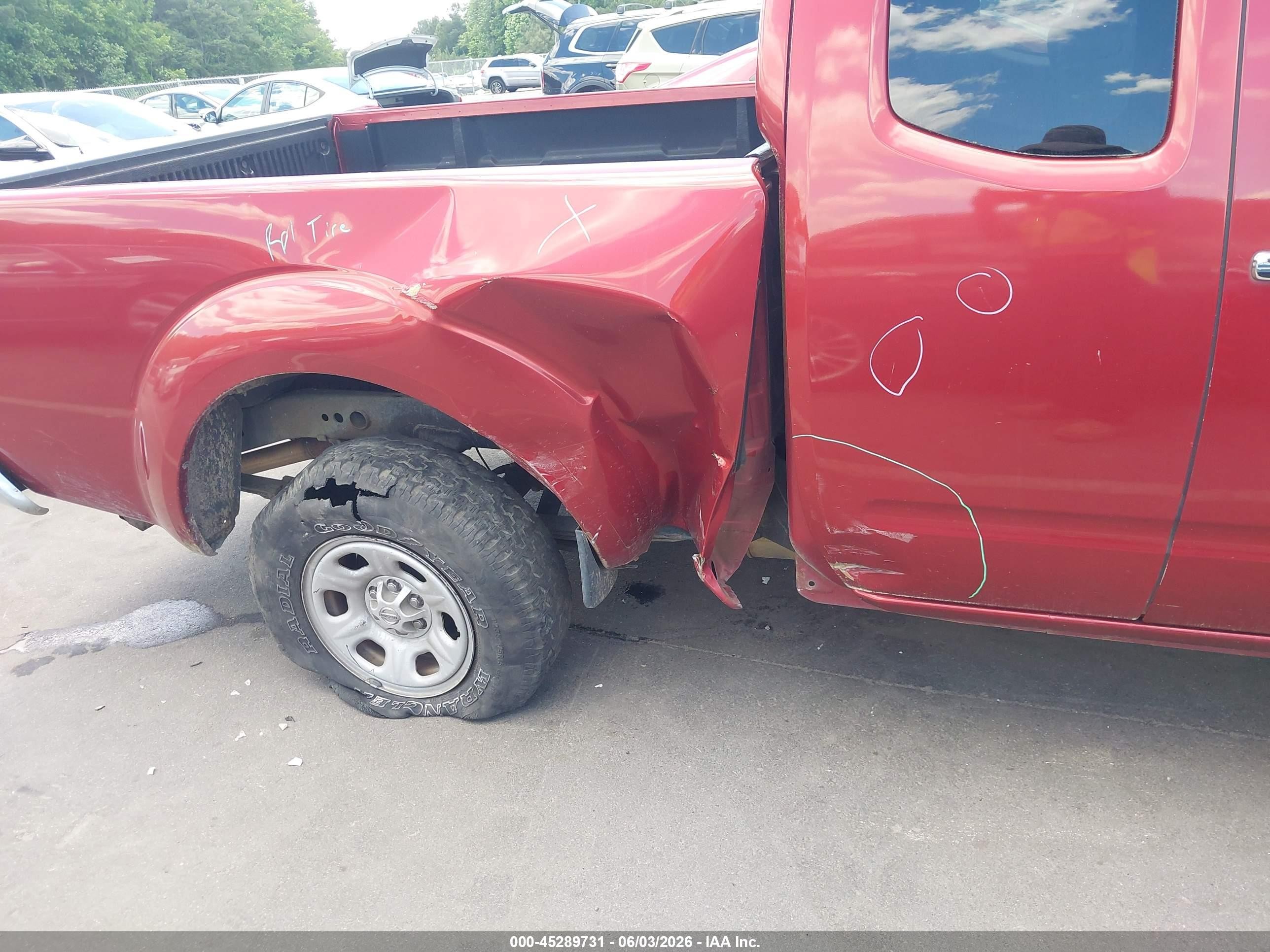 2014 Nissan Frontier S Red vin: 1N6BD0CT9EN745453