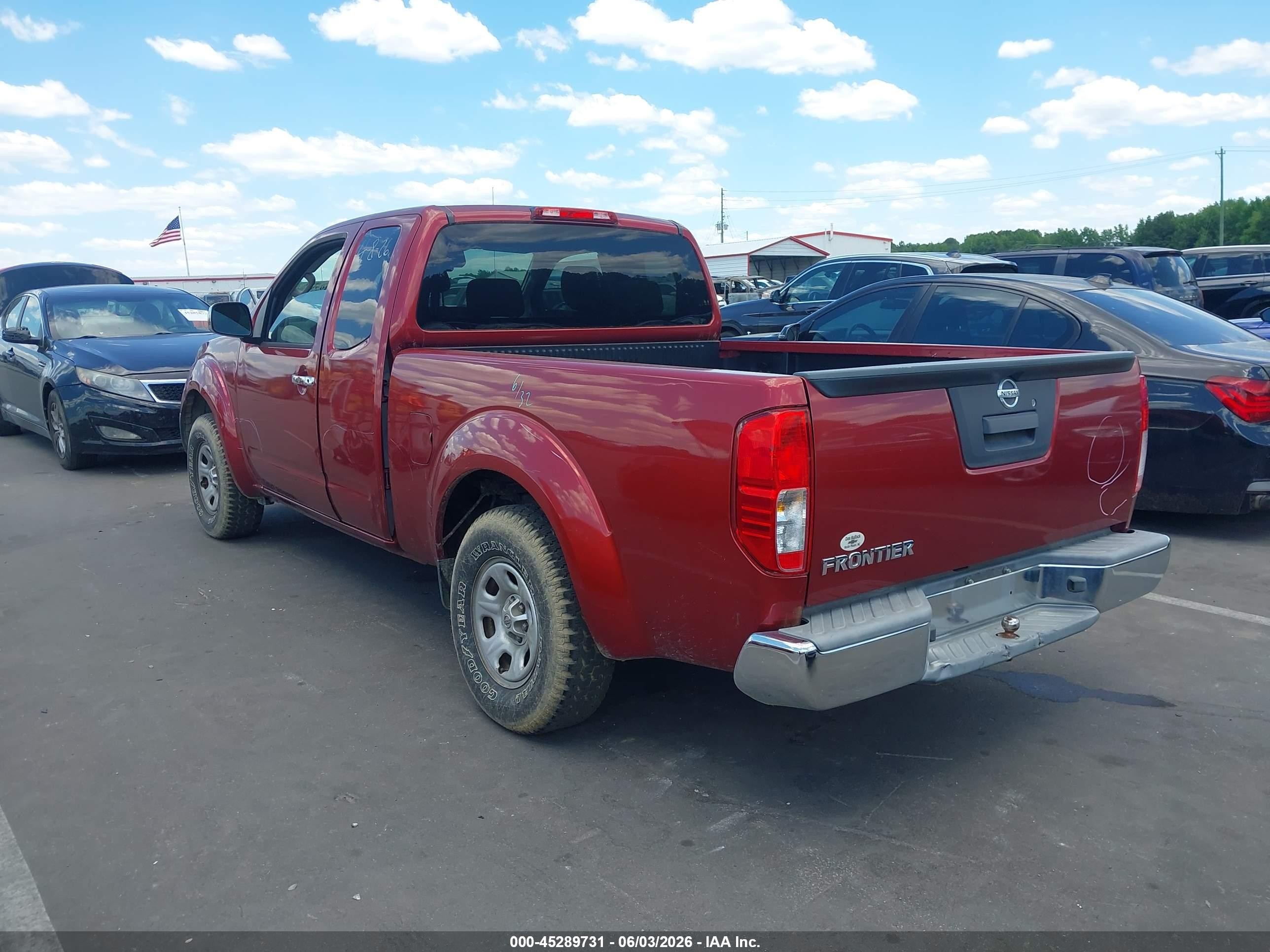 2014 Nissan Frontier S Red vin: 1N6BD0CT9EN745453