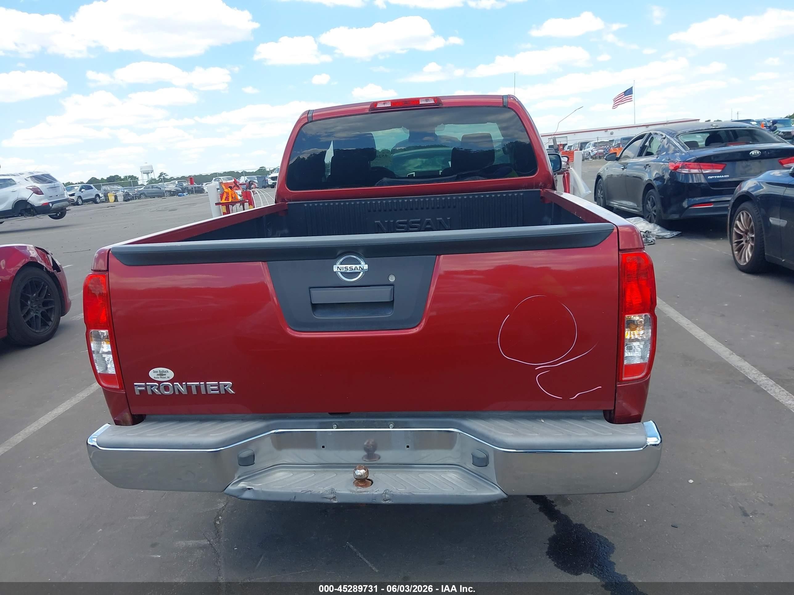 2014 Nissan Frontier S Red vin: 1N6BD0CT9EN745453