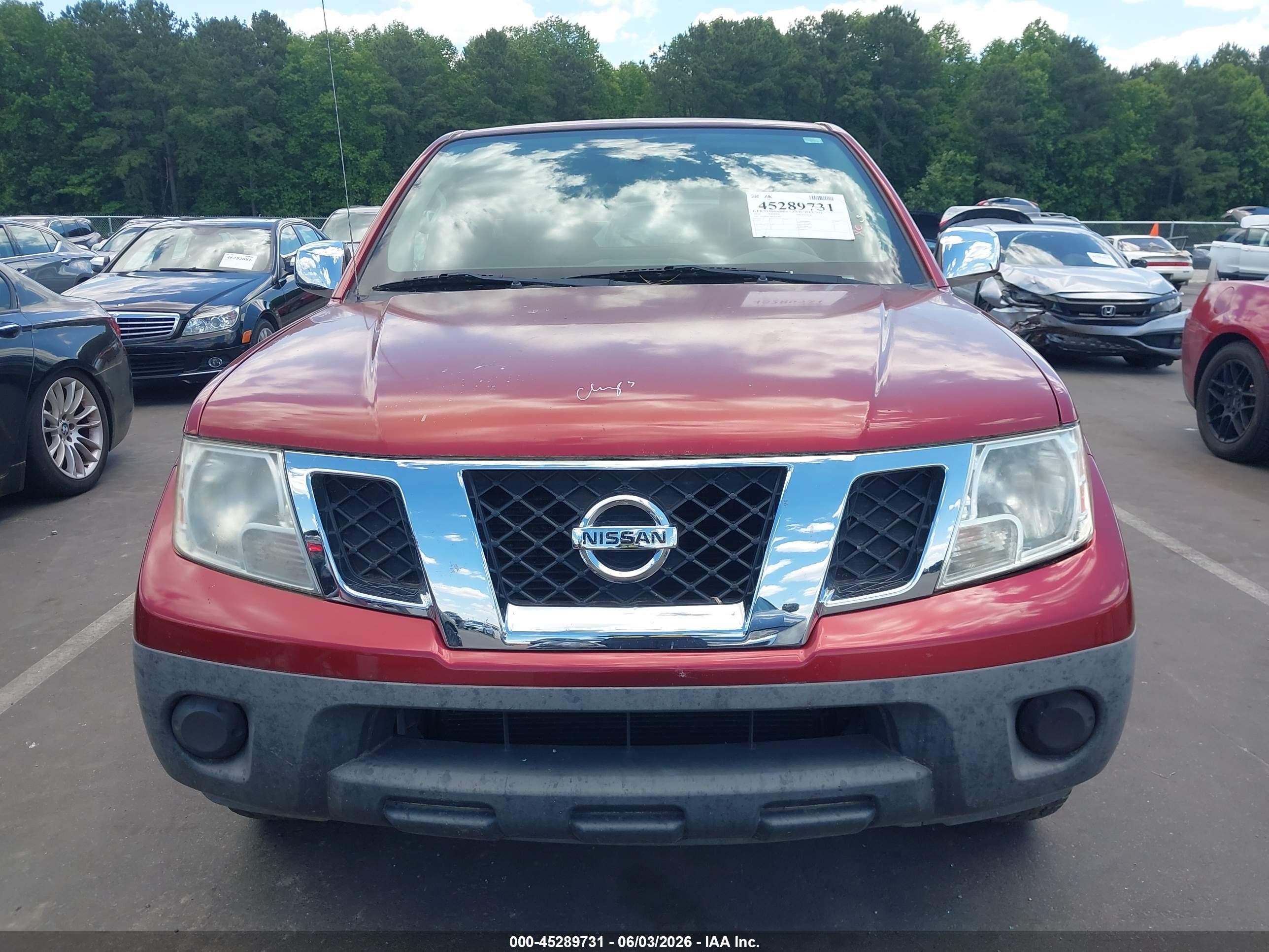 2014 Nissan Frontier S Red vin: 1N6BD0CT9EN745453