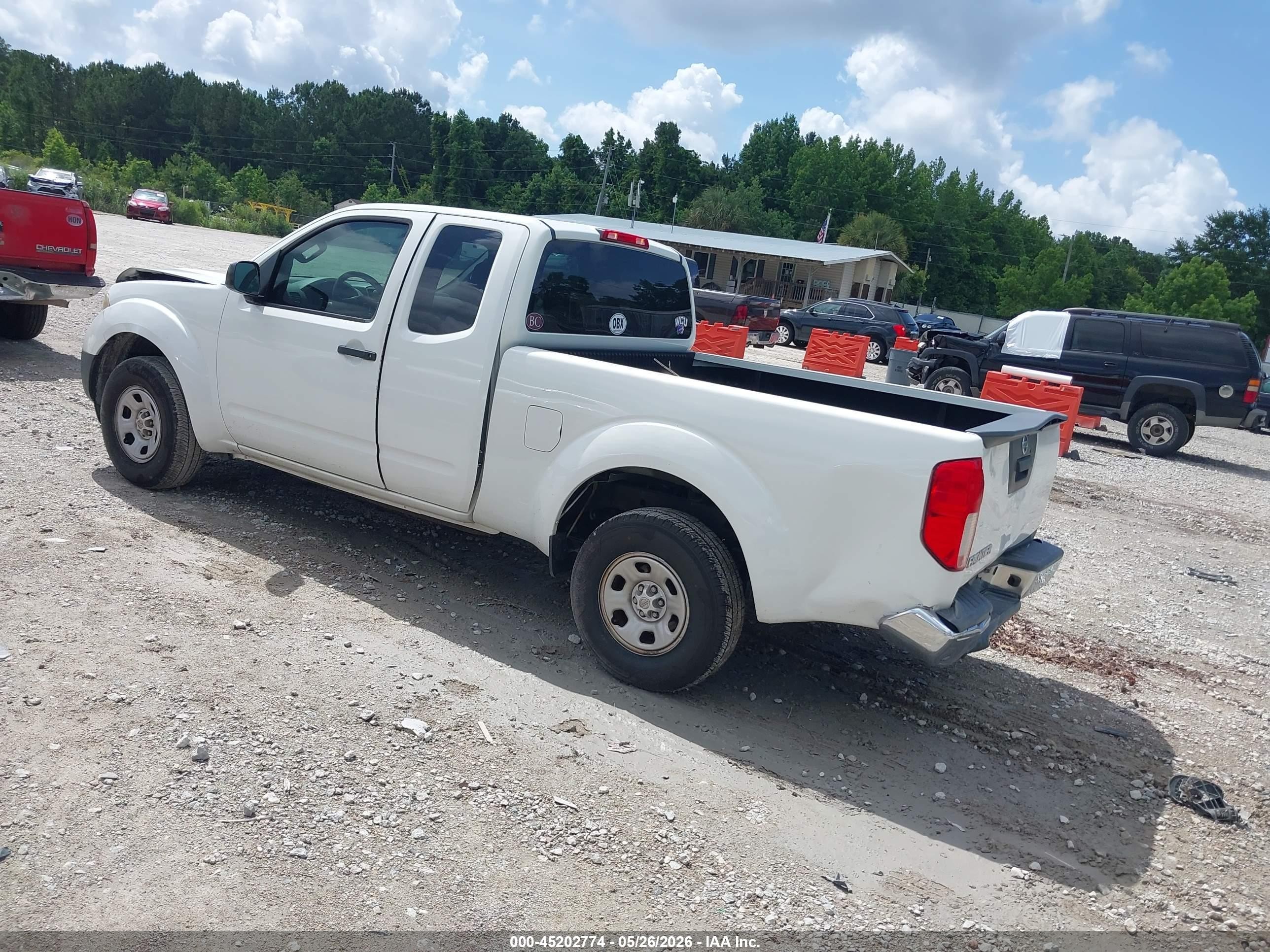 2014 Nissan Frontier S White vin: 1N6BD0CT9EN772071