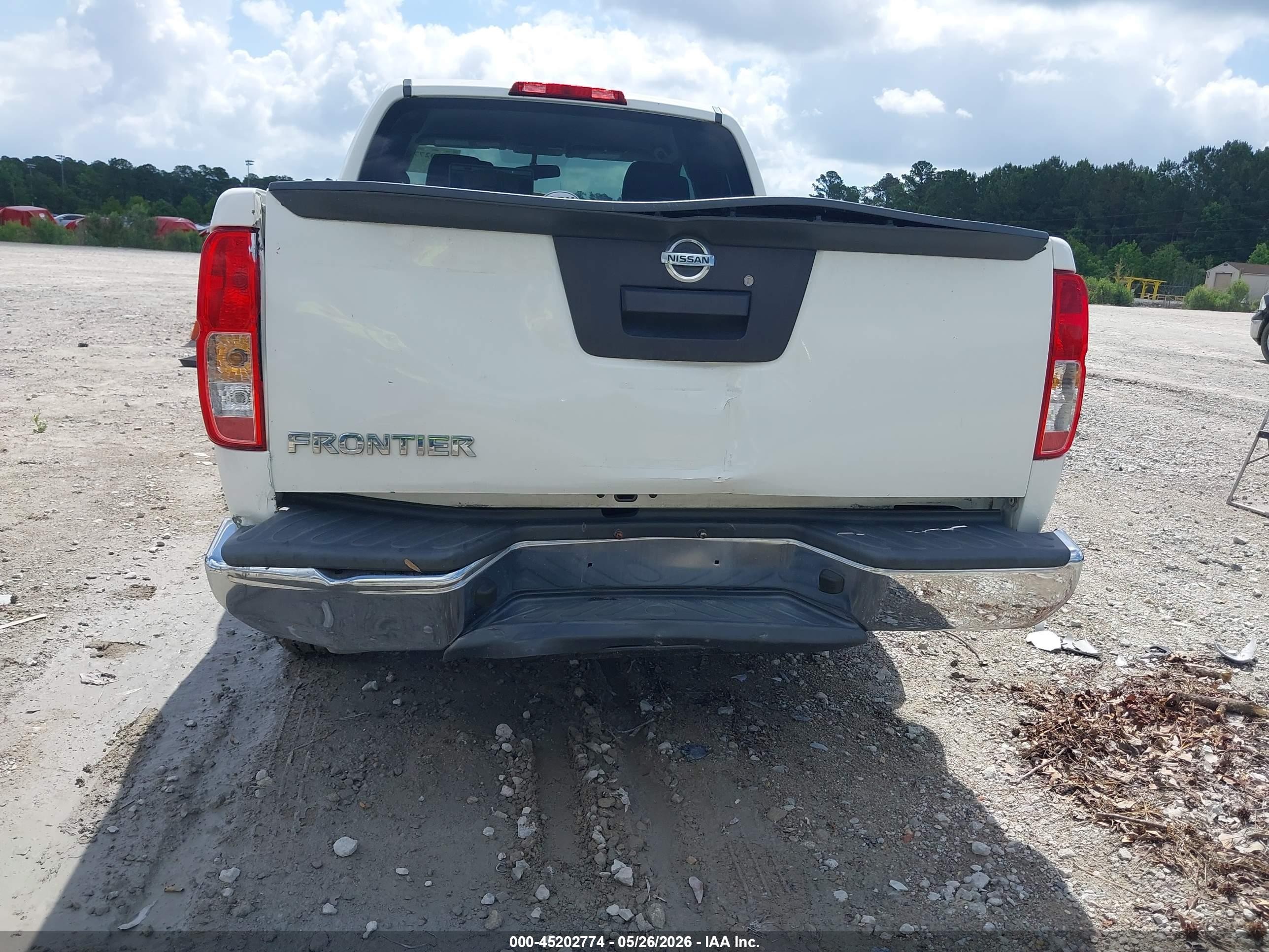 2014 Nissan Frontier S White vin: 1N6BD0CT9EN772071