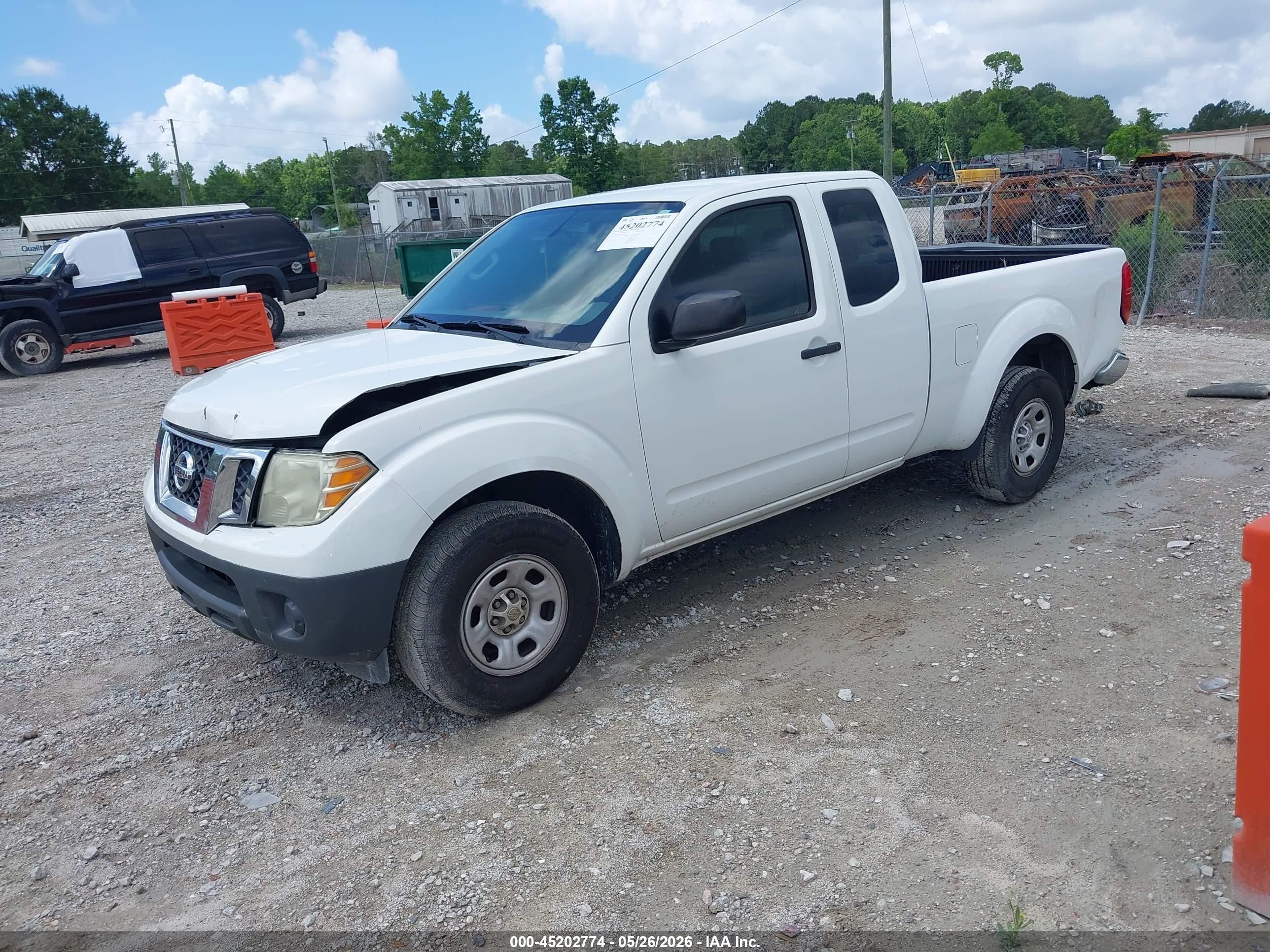 2014 Nissan Frontier S White vin: 1N6BD0CT9EN772071