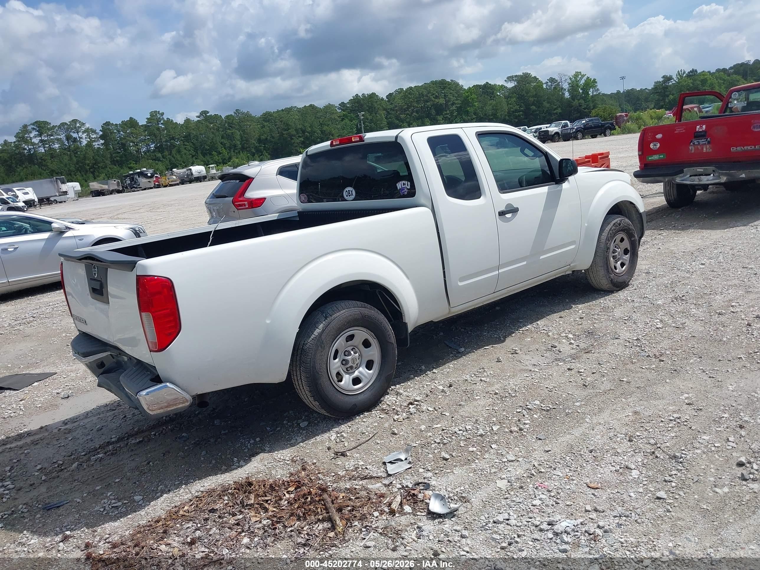 2014 Nissan Frontier S White vin: 1N6BD0CT9EN772071