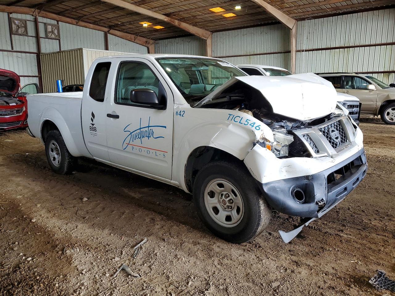 2015 Nissan Frontier S White vin: 1N6BD0CT9FN707626