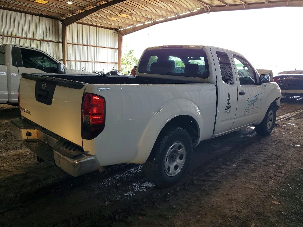 2015 Nissan Frontier S White vin: 1N6BD0CT9FN707626