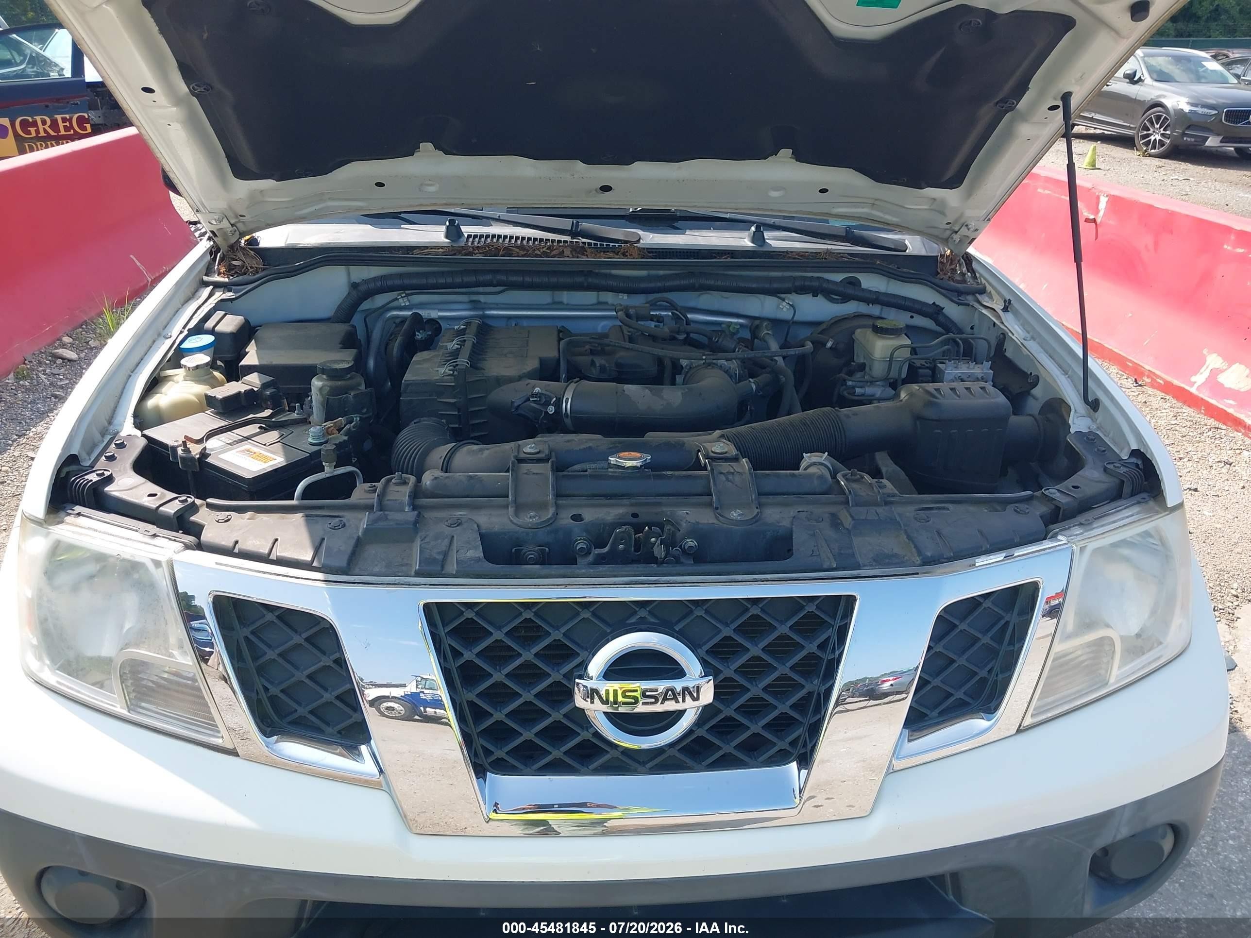 2015 Nissan Frontier S/sv-i4 Белый vin: 1N6BD0CT9FN767230