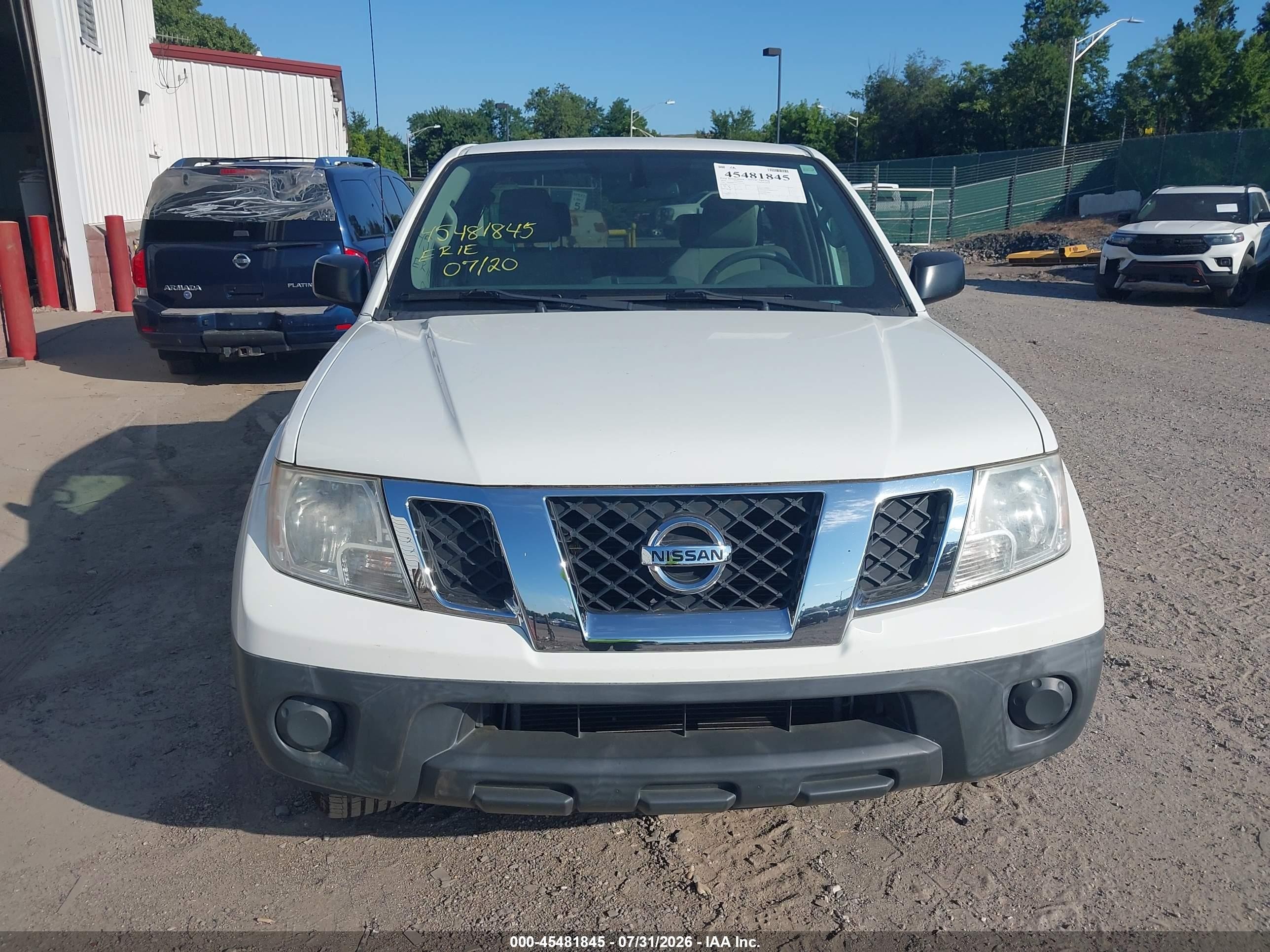 2015 Nissan Frontier S/sv-i4 Белый vin: 1N6BD0CT9FN767230