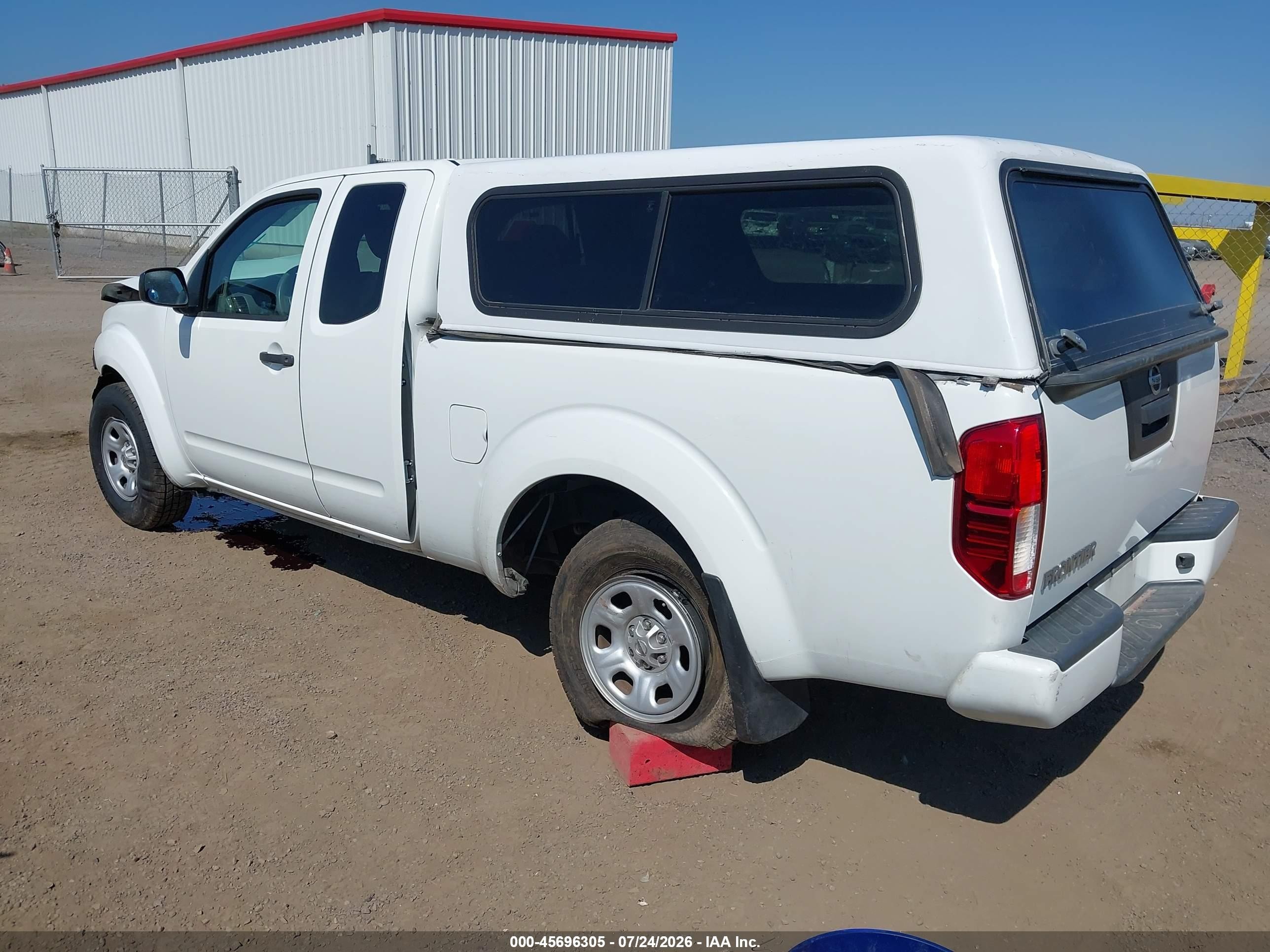2019 Nissan Frontier S White vin: 1N6BD0CT9KN703652