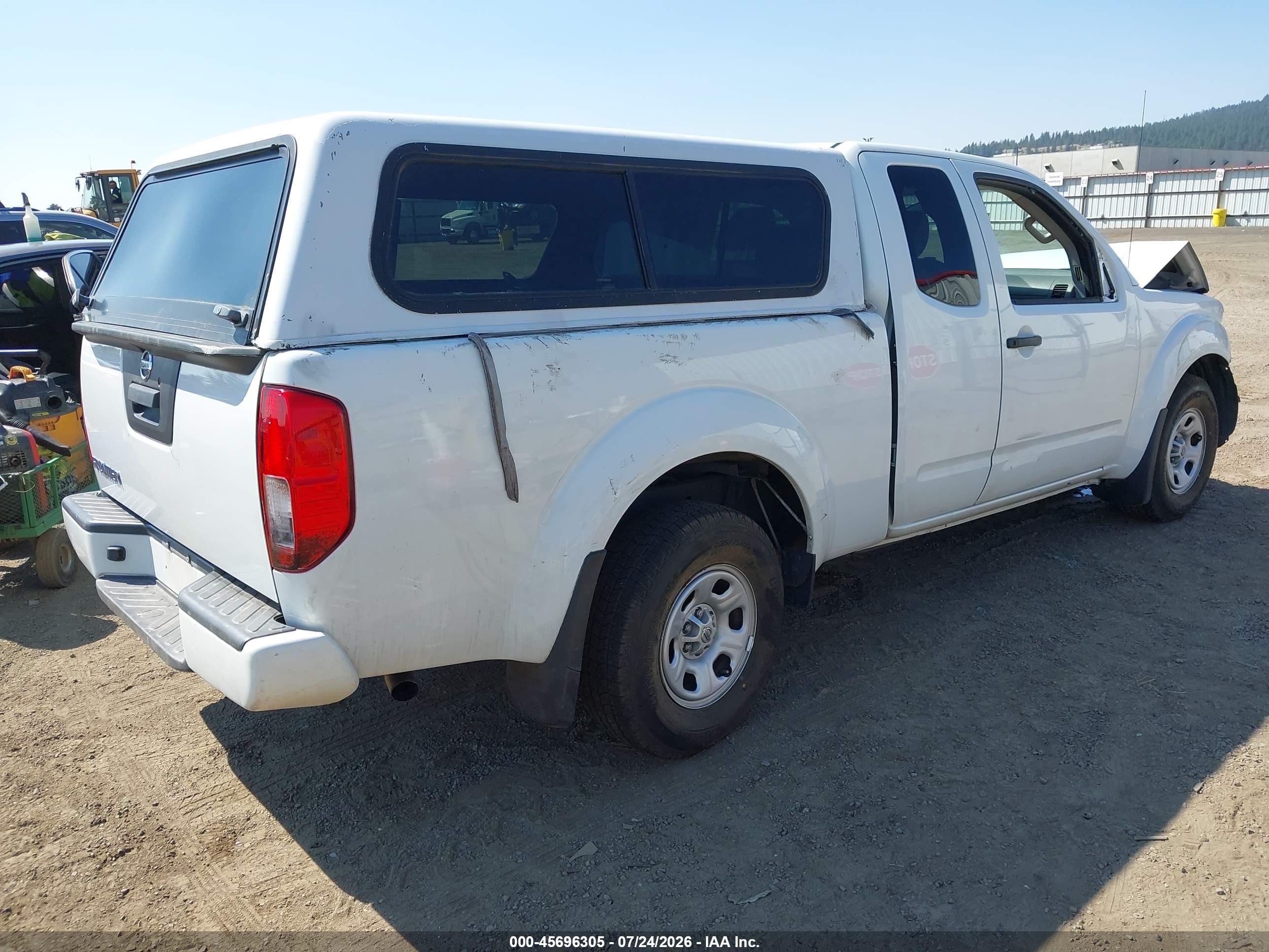 2019 Nissan Frontier S White vin: 1N6BD0CT9KN703652