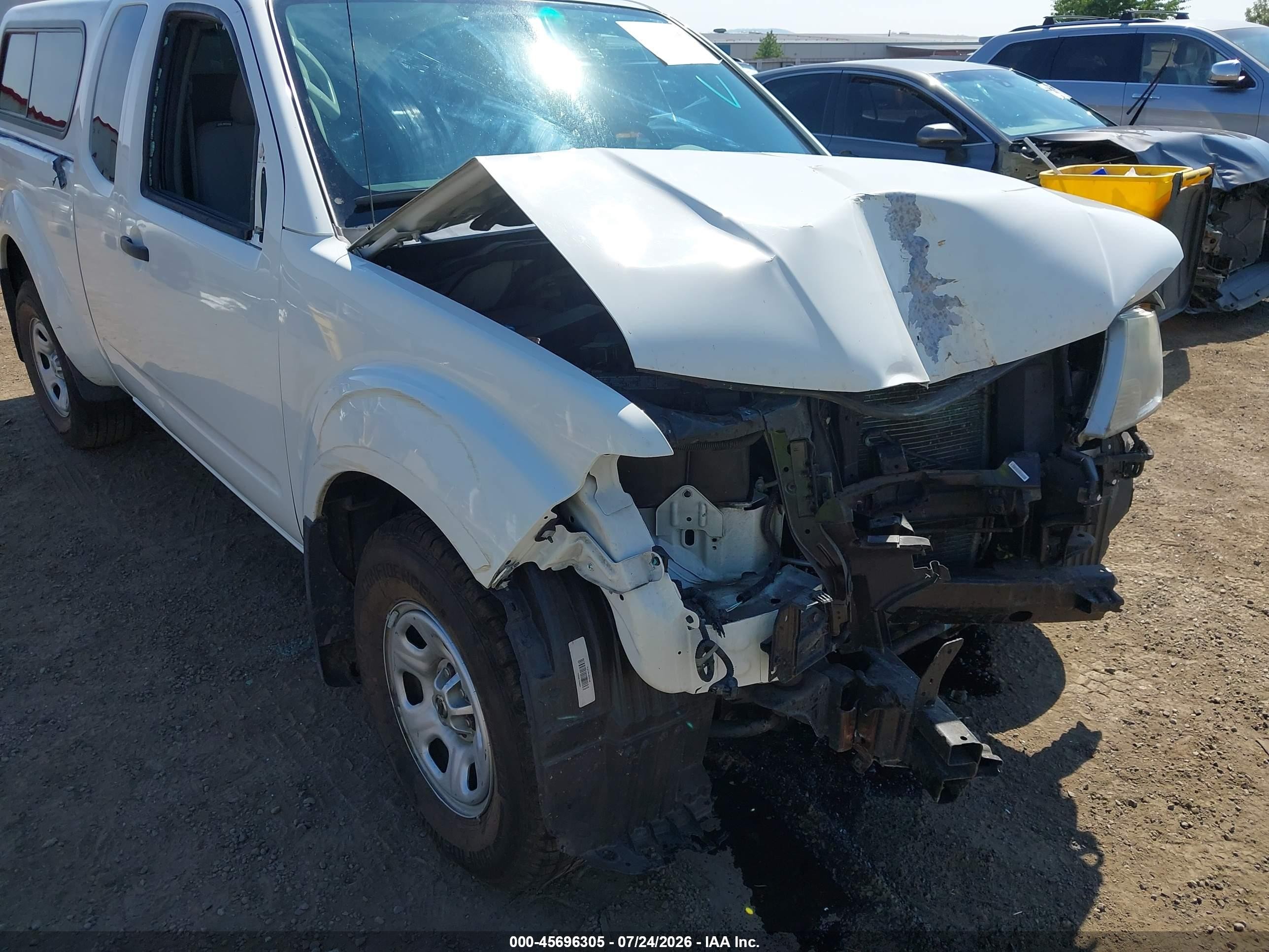 2019 Nissan Frontier S White vin: 1N6BD0CT9KN703652