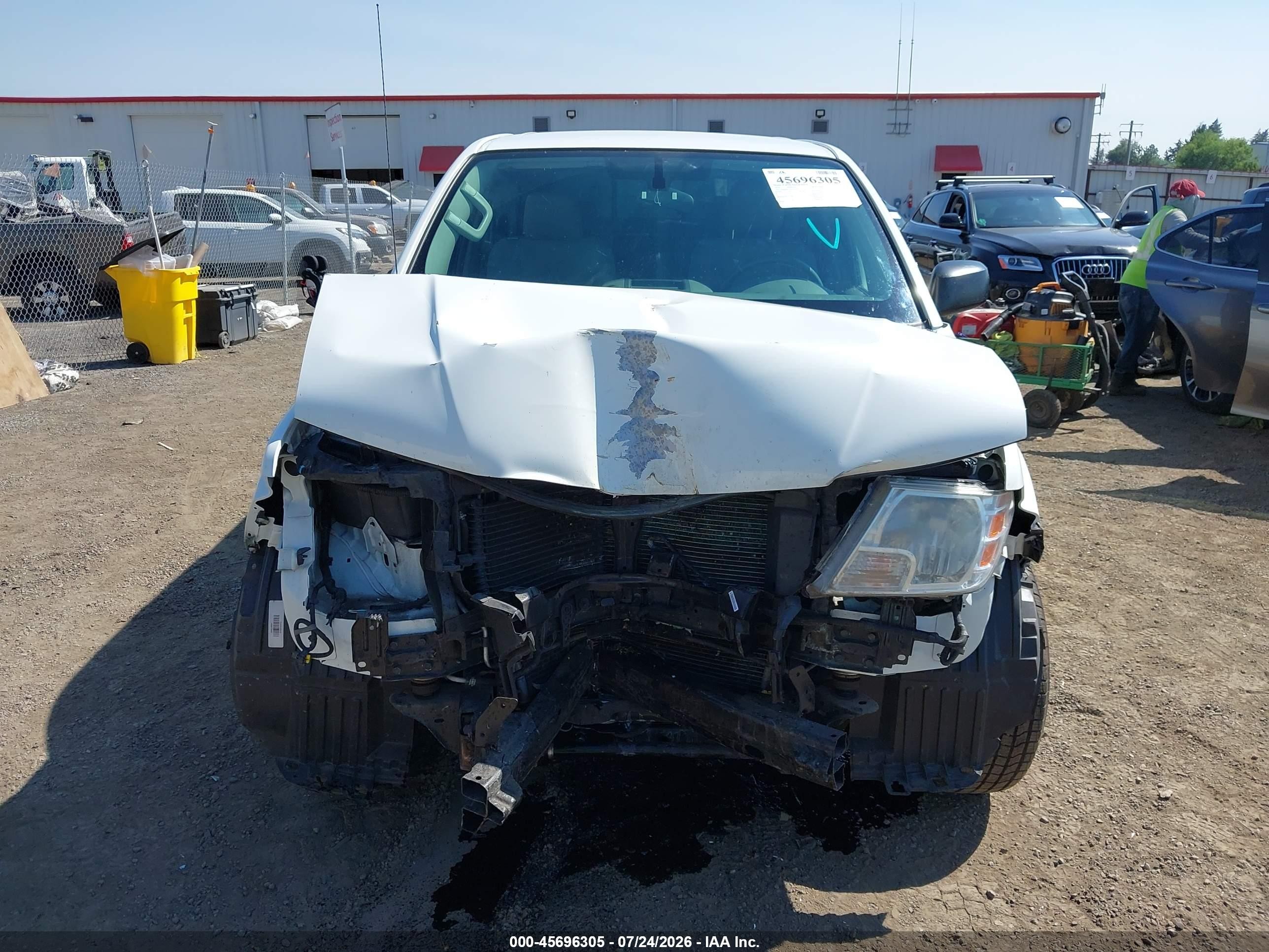 2019 Nissan Frontier S White vin: 1N6BD0CT9KN703652