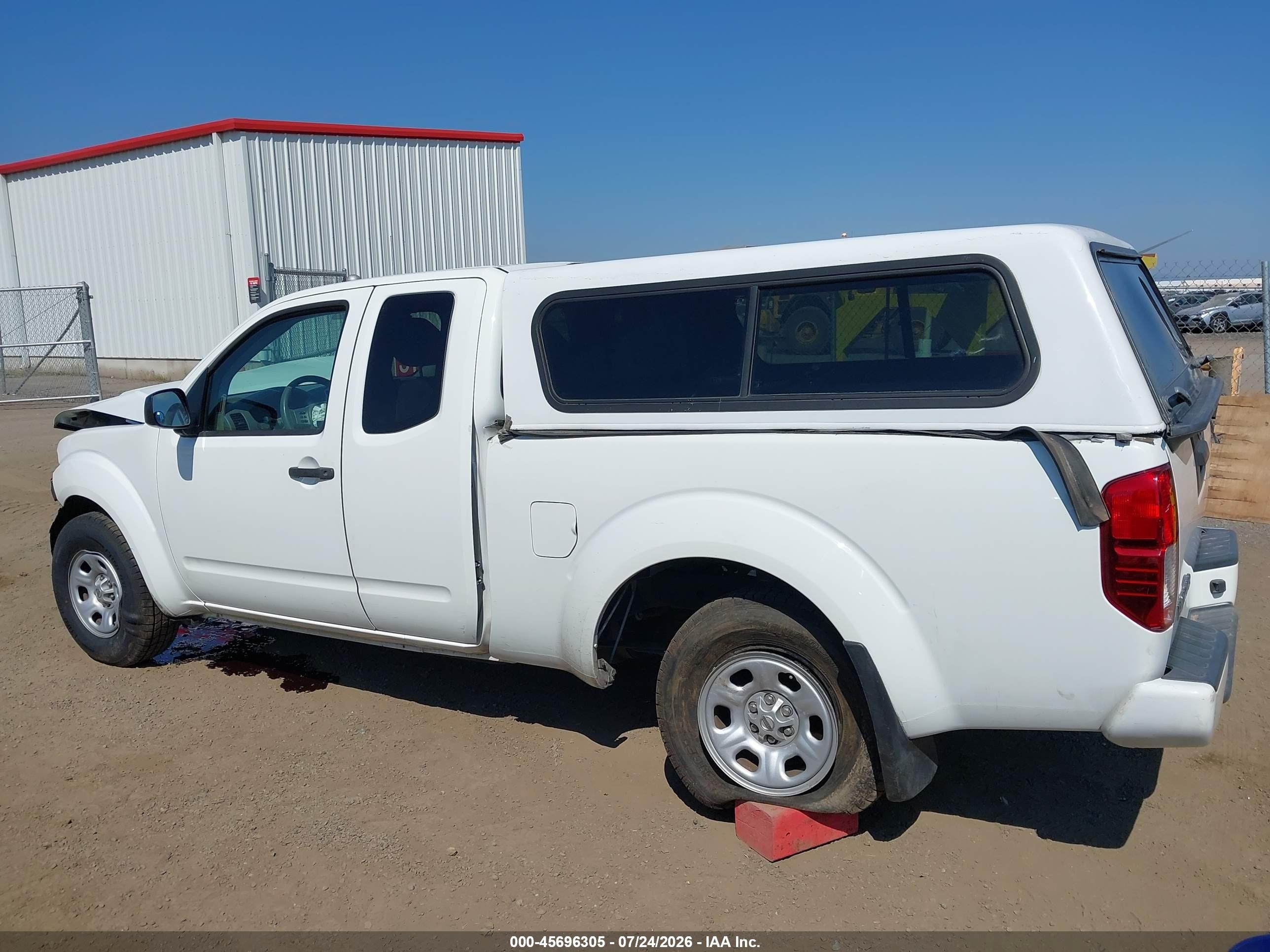 2019 Nissan Frontier S White vin: 1N6BD0CT9KN703652