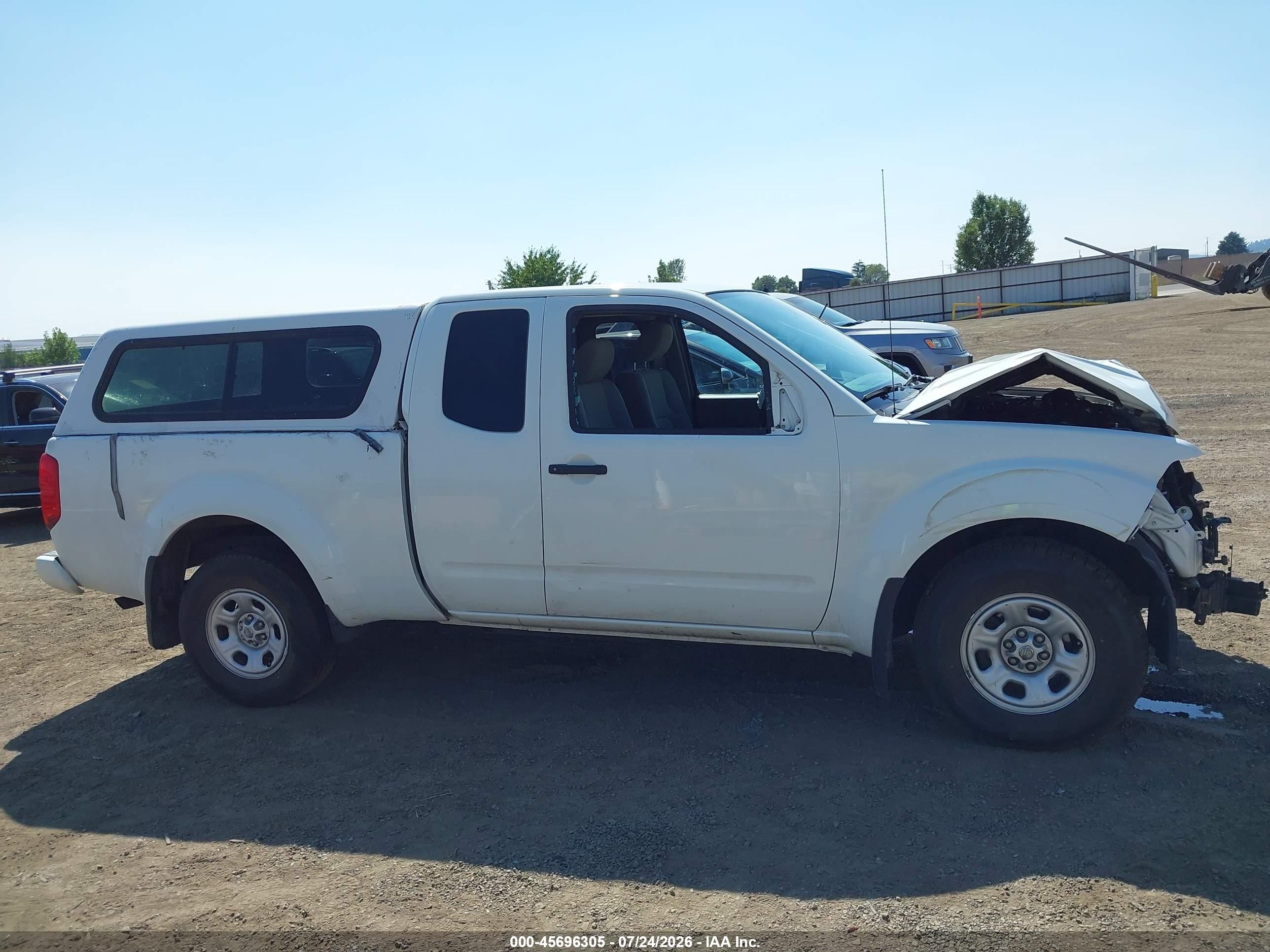 2019 Nissan Frontier S White vin: 1N6BD0CT9KN703652