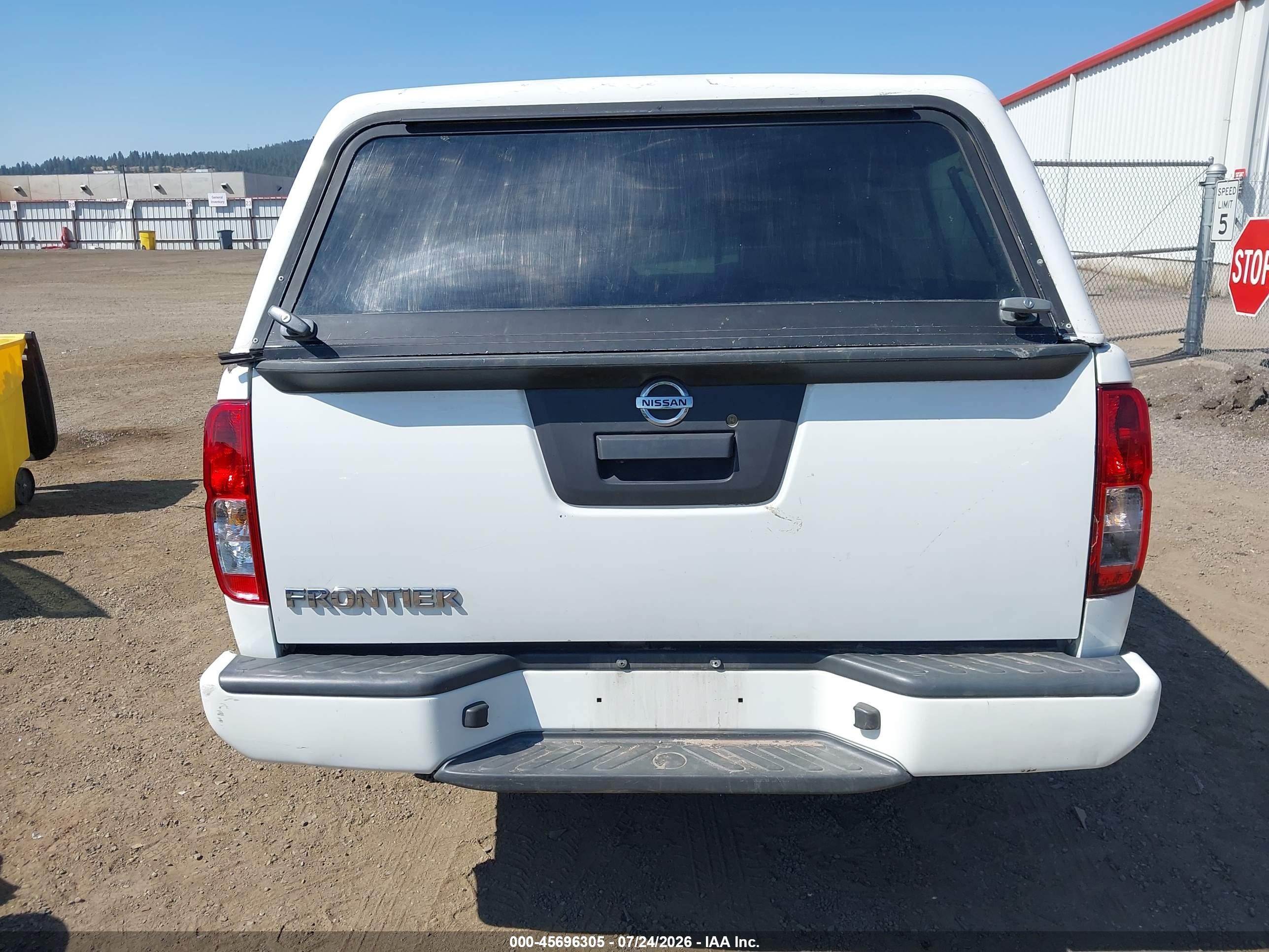 2019 Nissan Frontier S White vin: 1N6BD0CT9KN703652