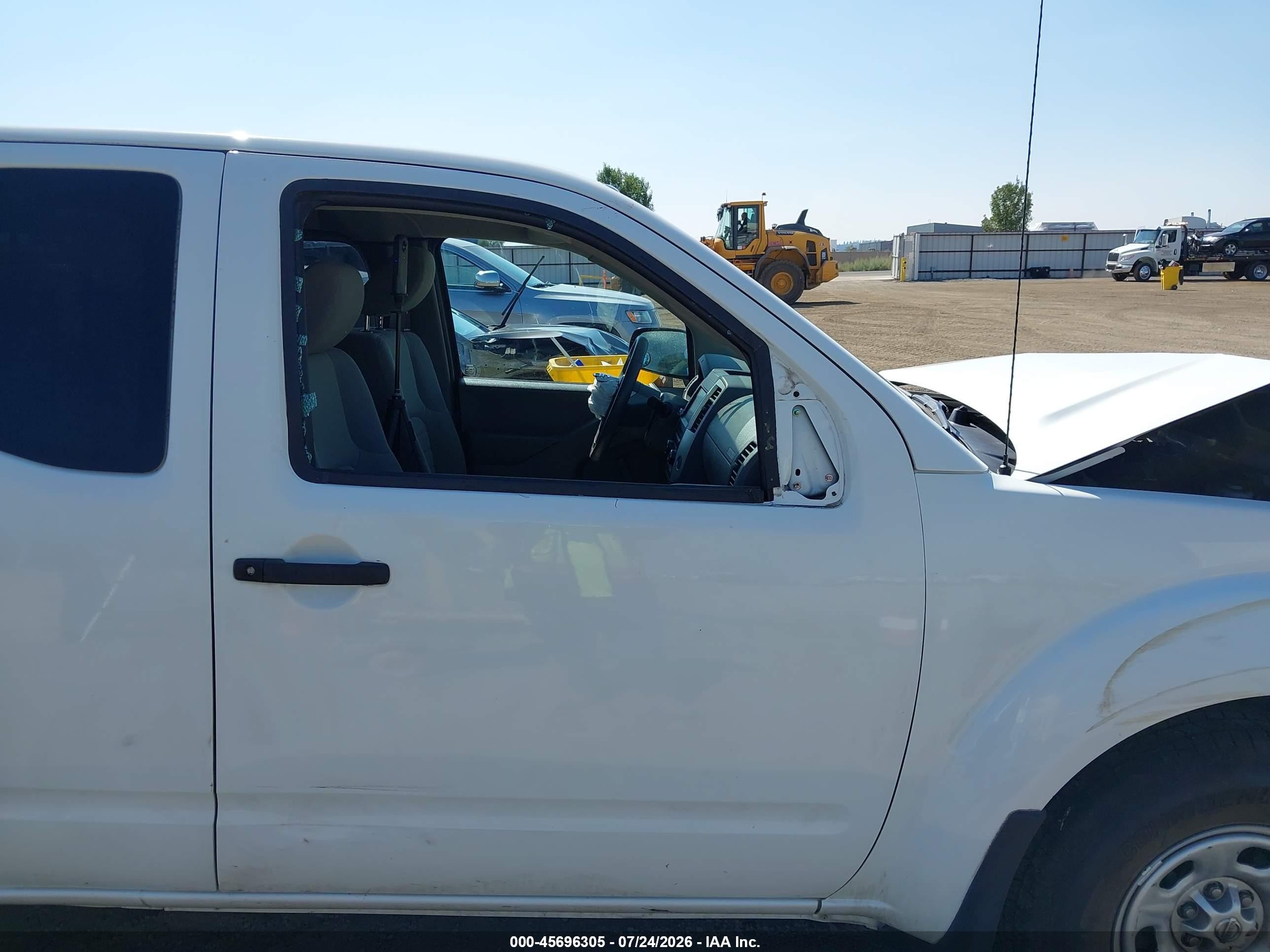 2019 Nissan Frontier S White vin: 1N6BD0CT9KN703652