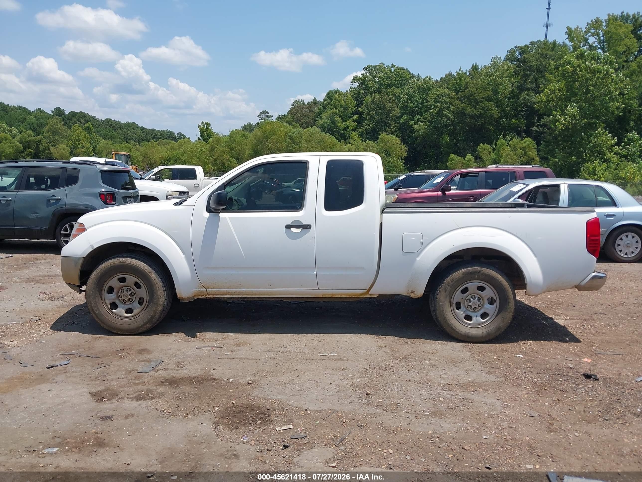 2010 Nissan Frontier Se-i4 White vin: 1N6BD0CTXAC424639