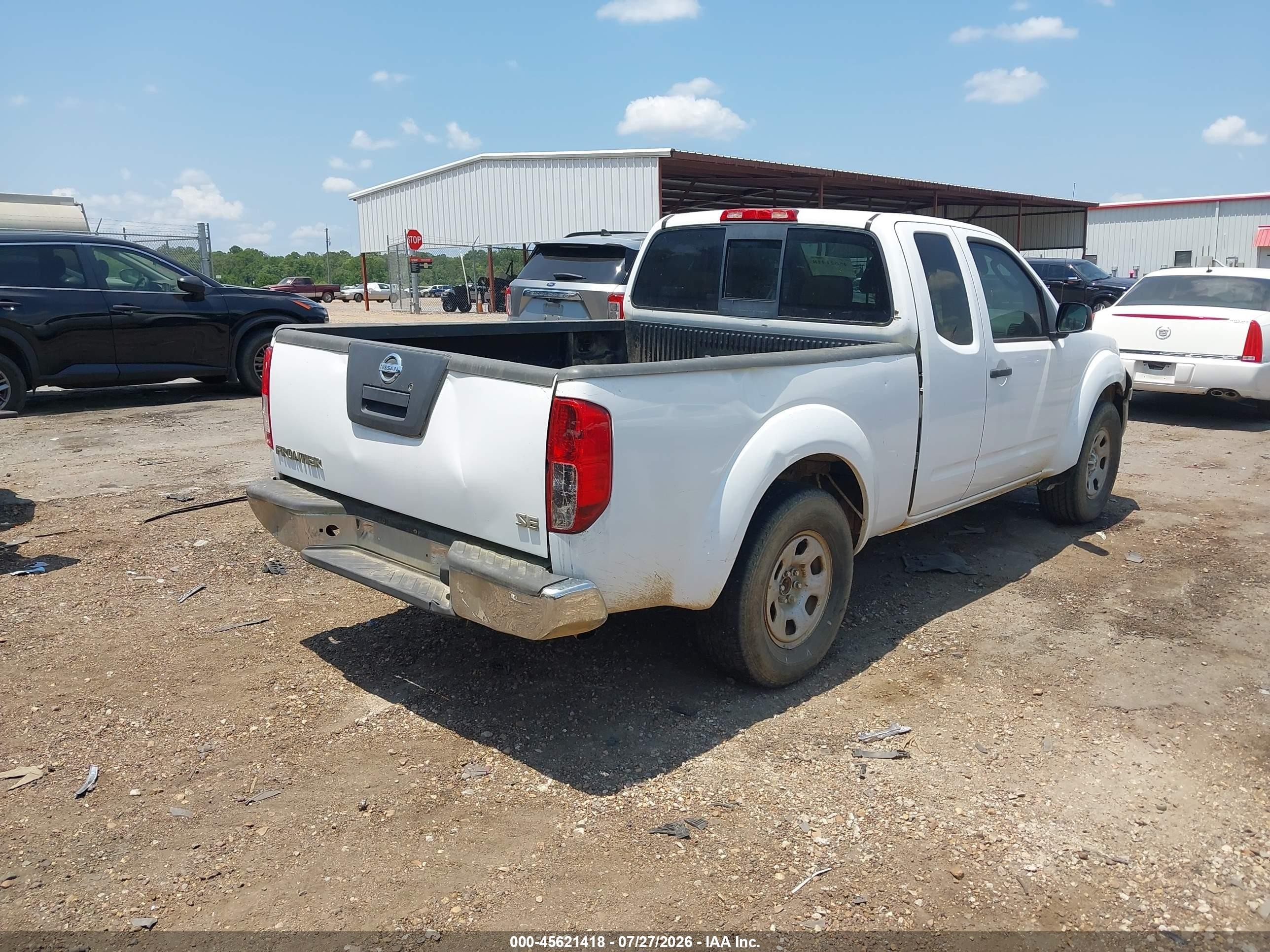 2010 Nissan Frontier Se-i4 White vin: 1N6BD0CTXAC424639
