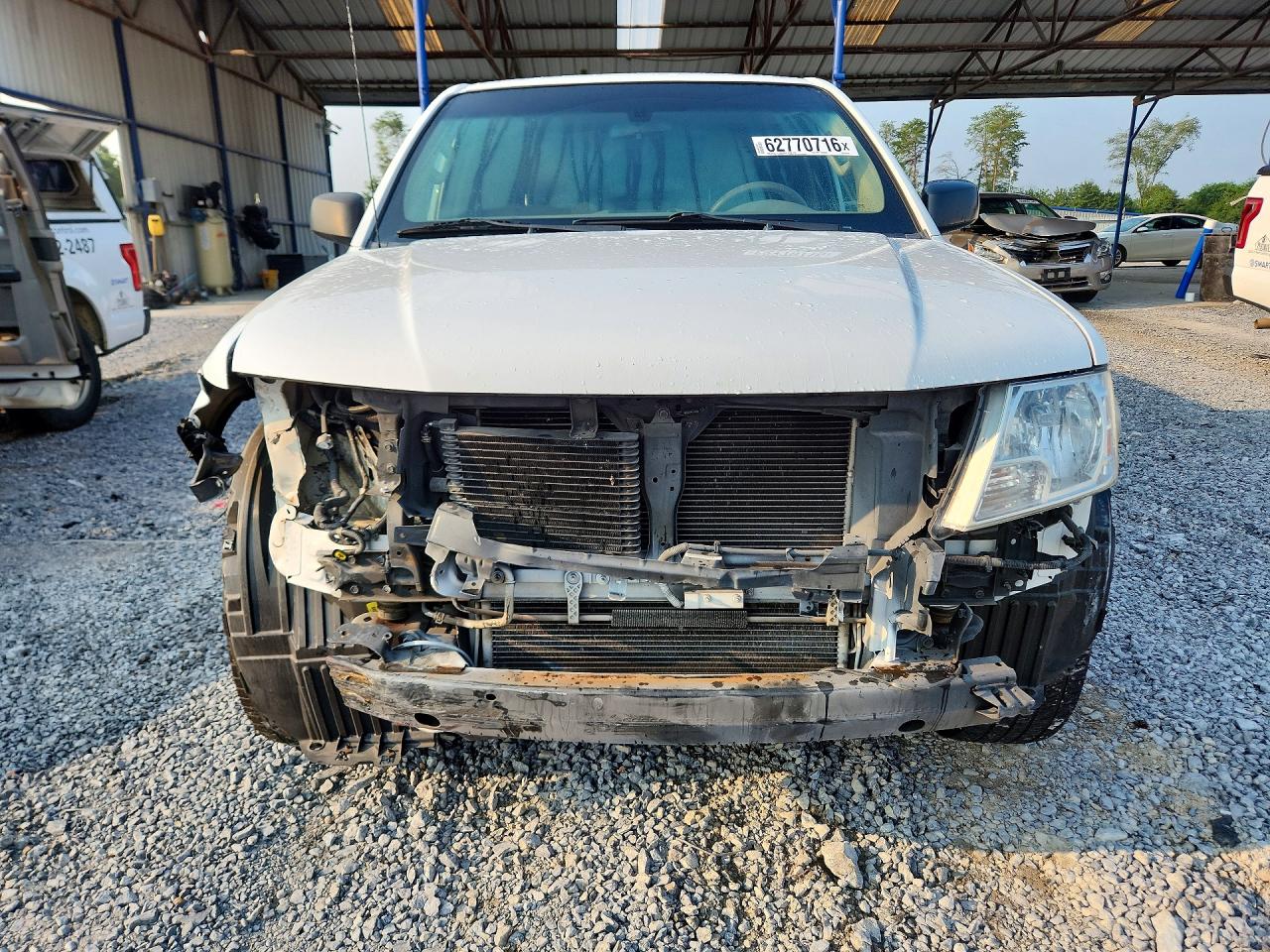 2012 Nissan Frontier S White vin: 1N6BD0CTXCC424739