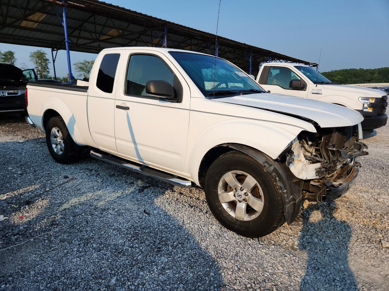 2012 Nissan Frontier S White vin: 1N6BD0CTXCC424739